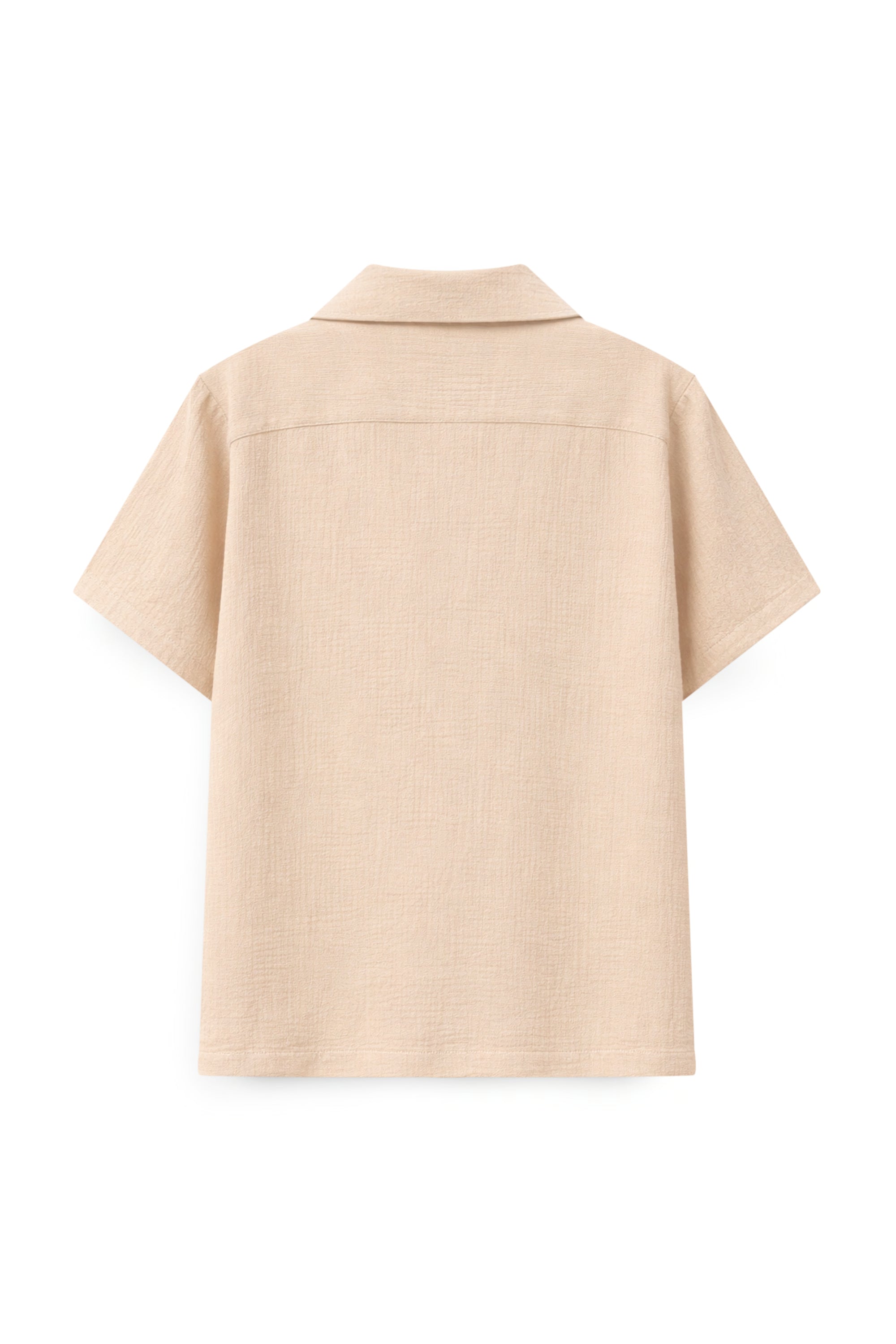 AIIZ Men’s Embroidered Short Sleeve Shirt