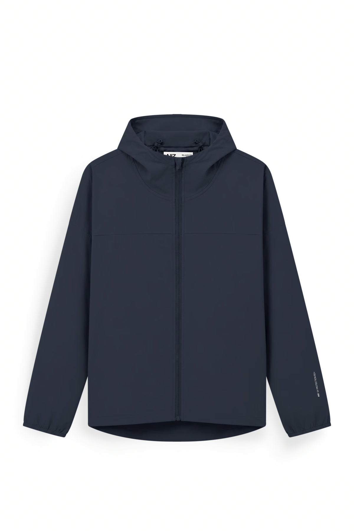 AIIZ Men's UV Protection Windbreaker Hoodie (Navy / S)