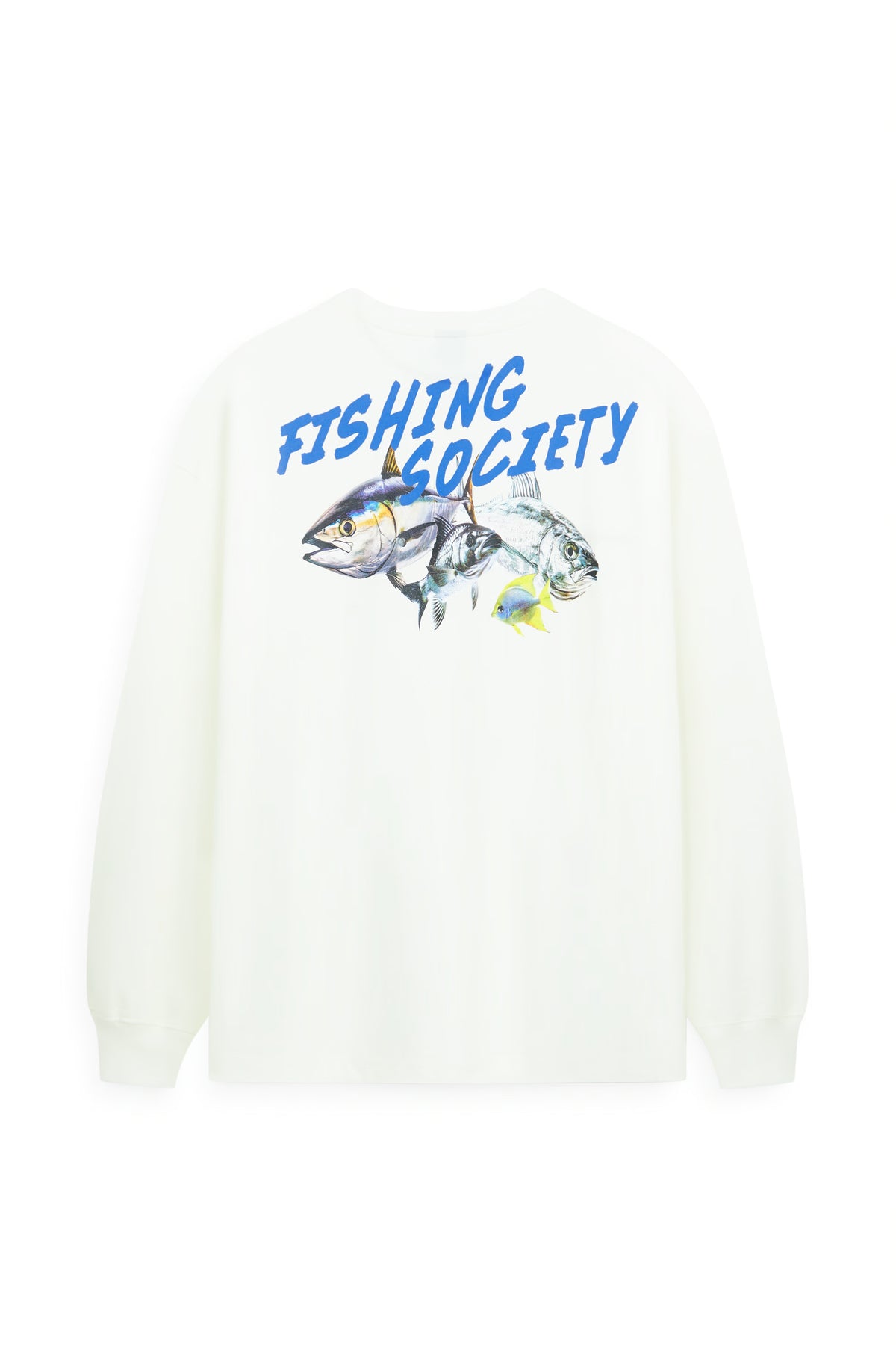 AIIZ Men’s Fishing Society Club Graphic Long Sleeve T-Shirt
