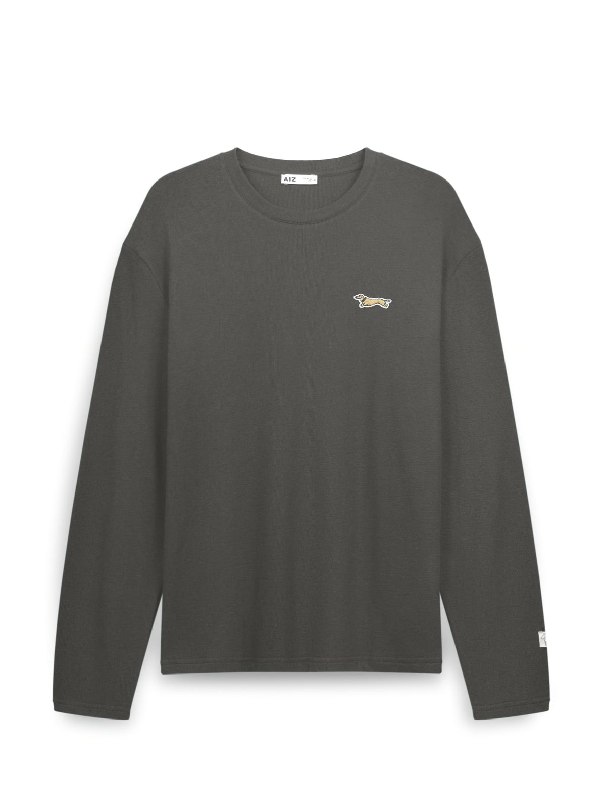 AIIZ Men's Long-Sleeve T-Shirt with Patch