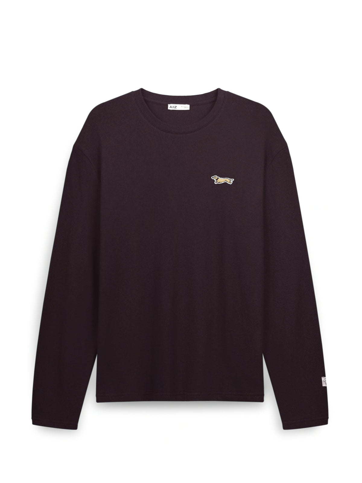 AIIZ Men's Long-Sleeve T-Shirt with Patch