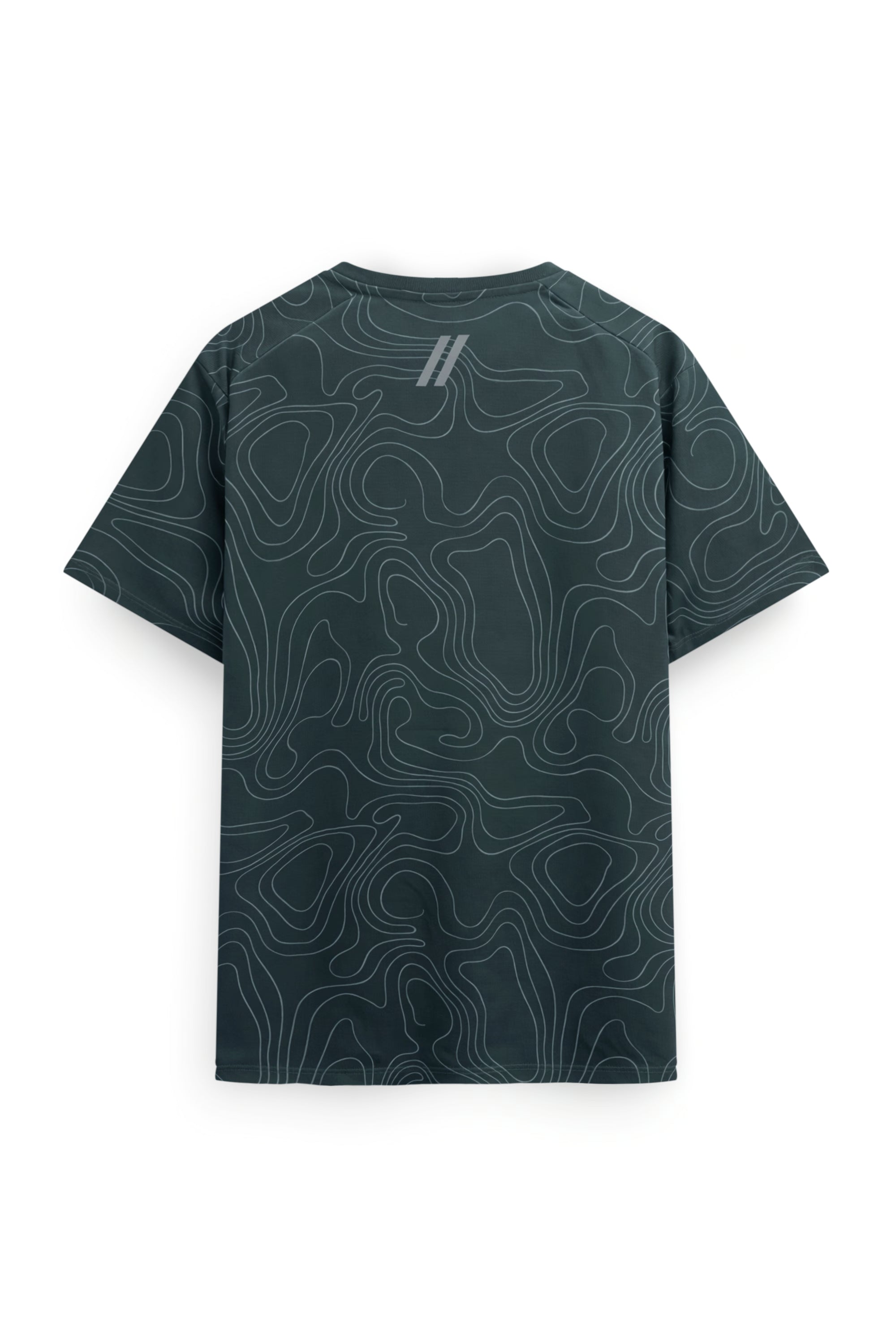 AIIZ Men's Quick Dry Active Printed T-Shirt