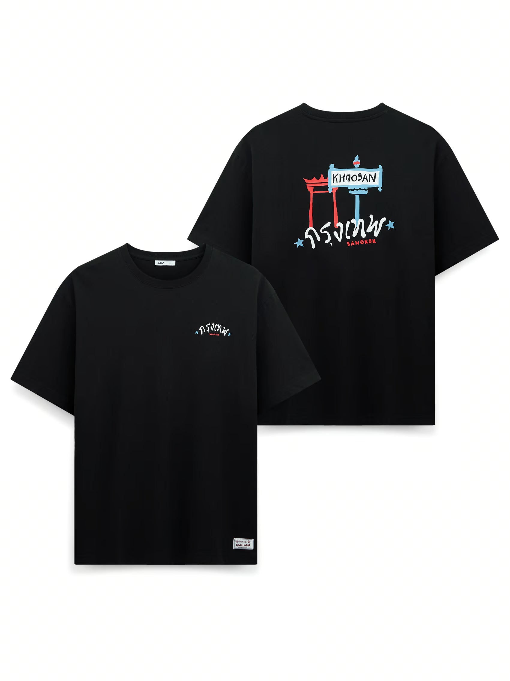 AIIZ Sawasdee Thailand Oversized Graphic T-Shirt