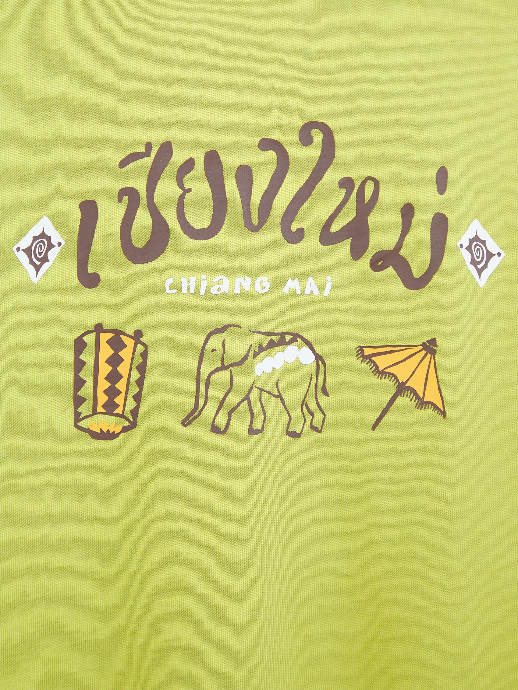 AIIZ Sawasdee Thailand Oversized Graphic T-Shirt