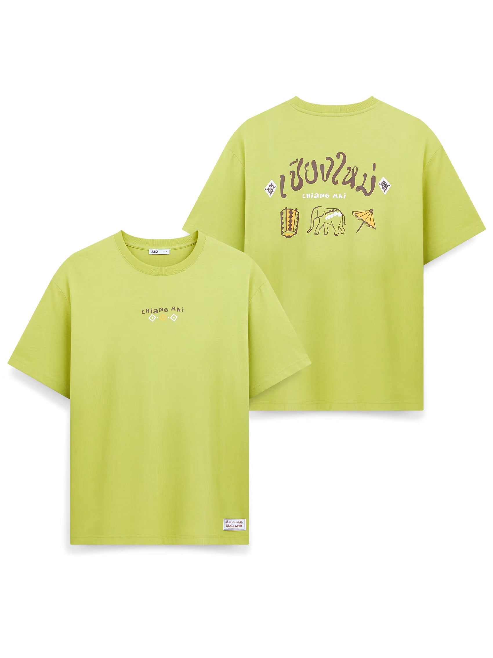 AIIZ Sawasdee Thailand Oversized Graphic T-Shirt