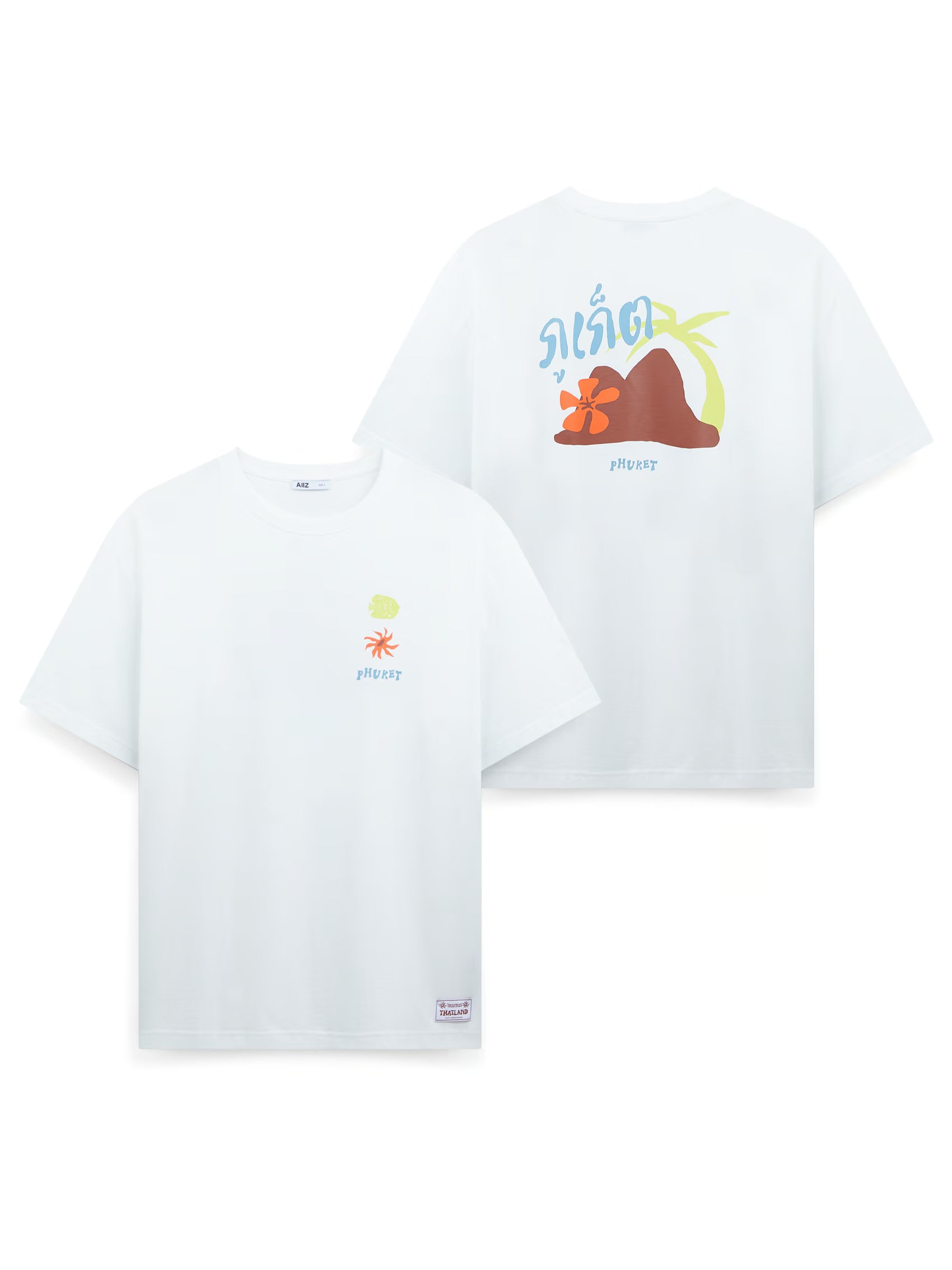 AIIZ Sawasdee Thailand Oversized Graphic T-Shirt