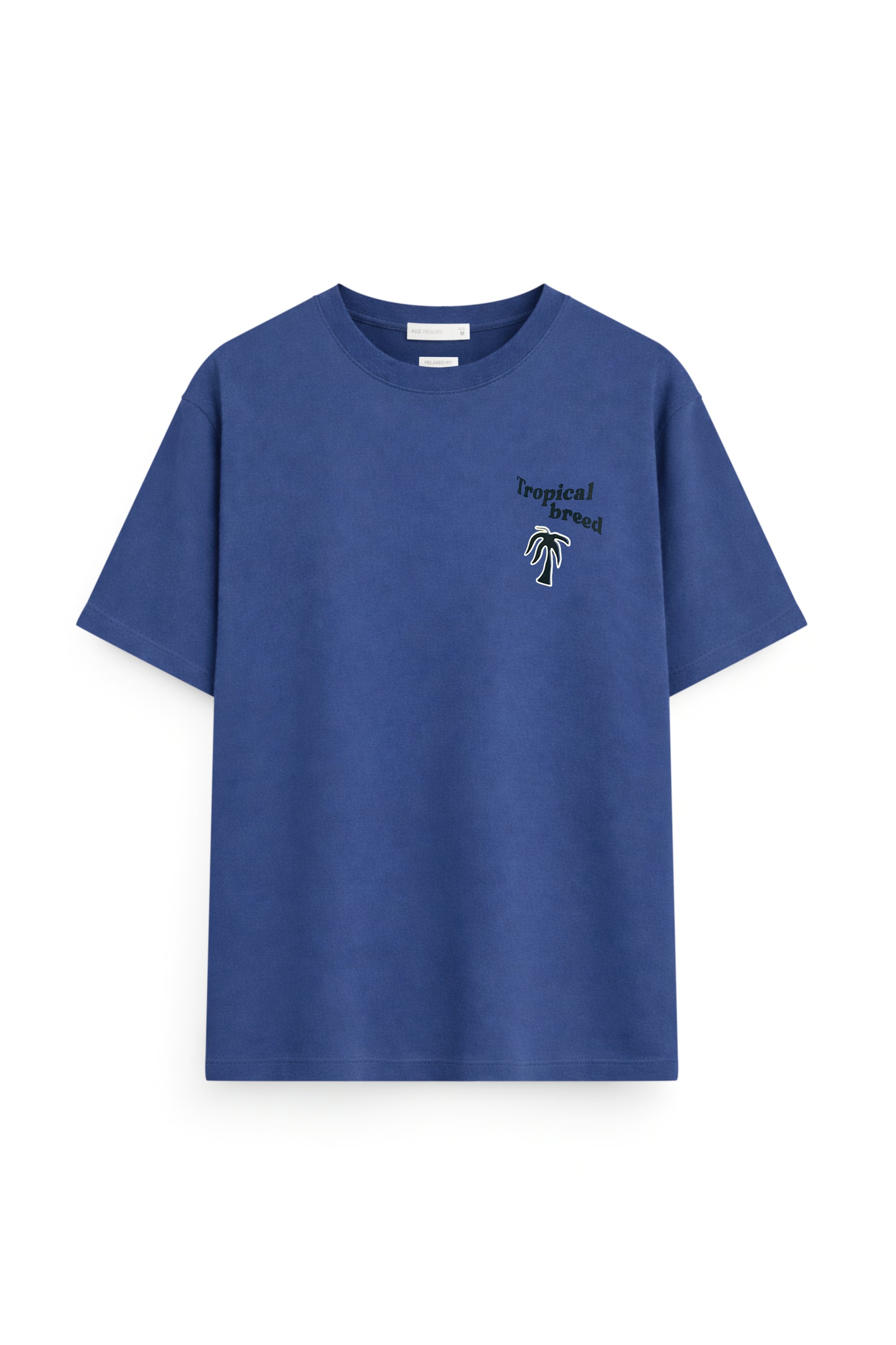 AIIZ Men's Natural Cotton Graphic Tee