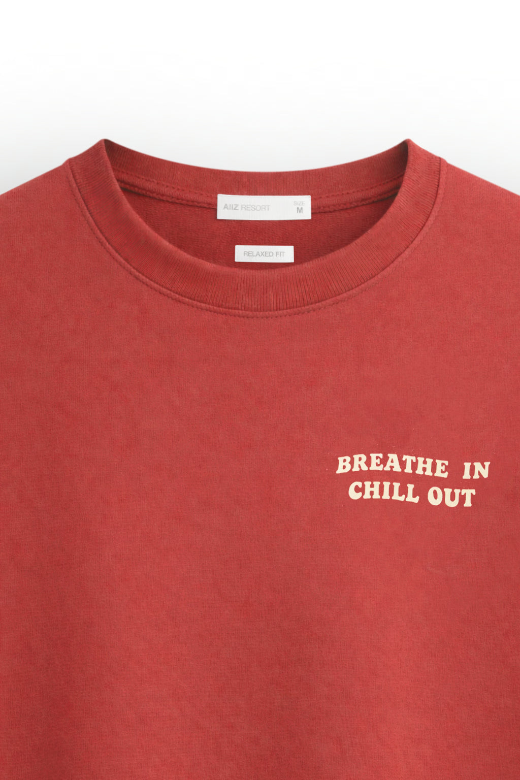 AIIZ Men's Natural Cotton Graphic Tee