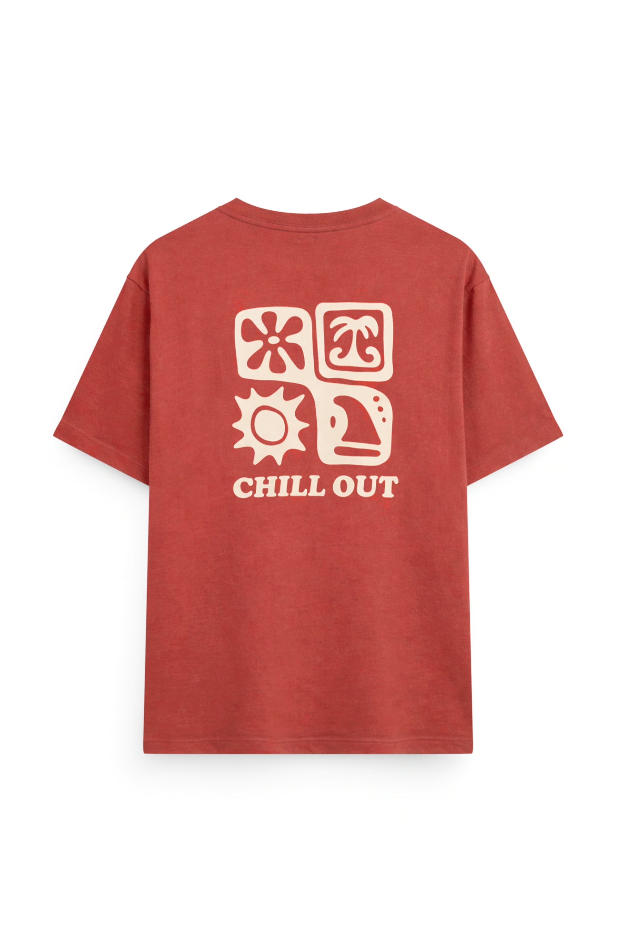 AIIZ Men's Natural Cotton Graphic Tee