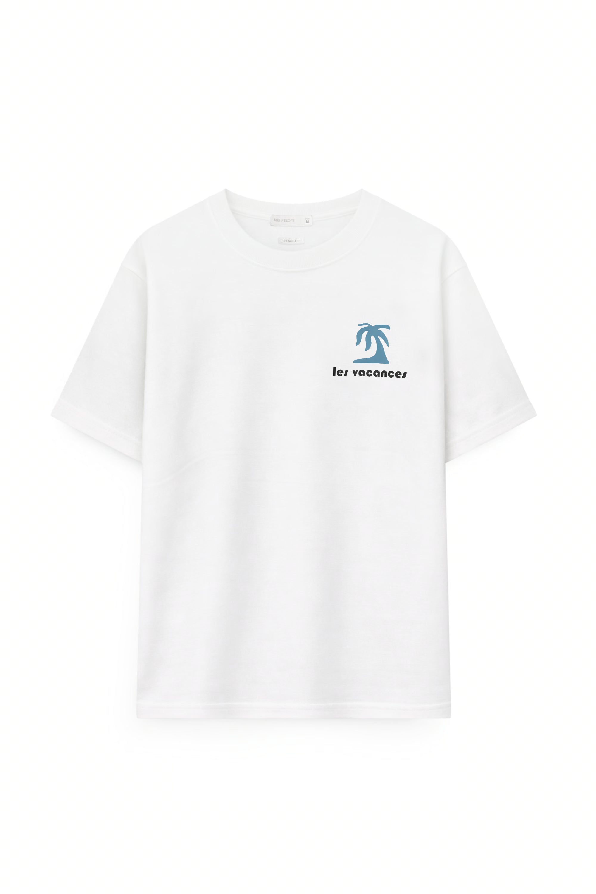 AIIZ Men's Natural Cotton Graphic Tee