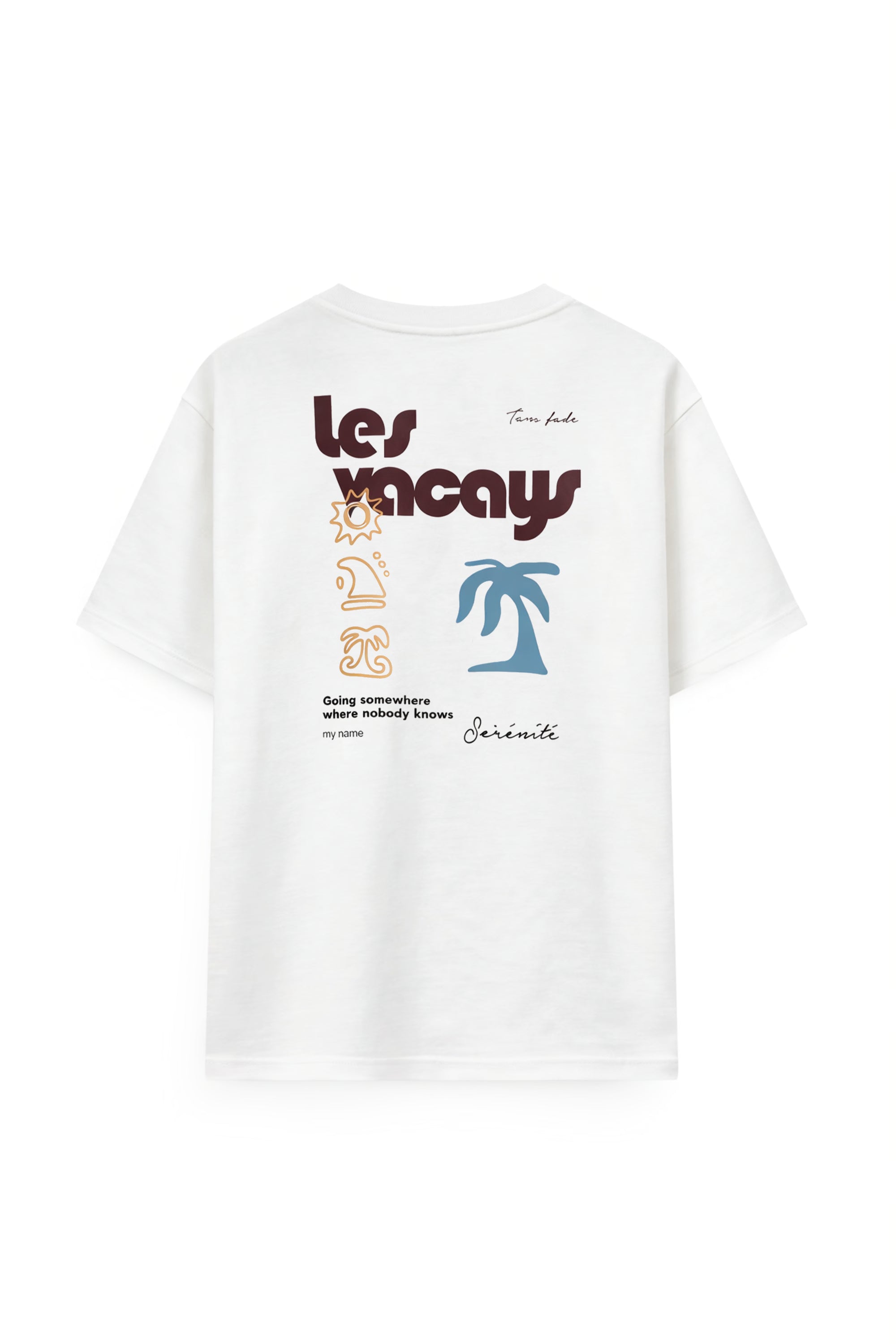 AIIZ Men's Natural Cotton Graphic Tee
