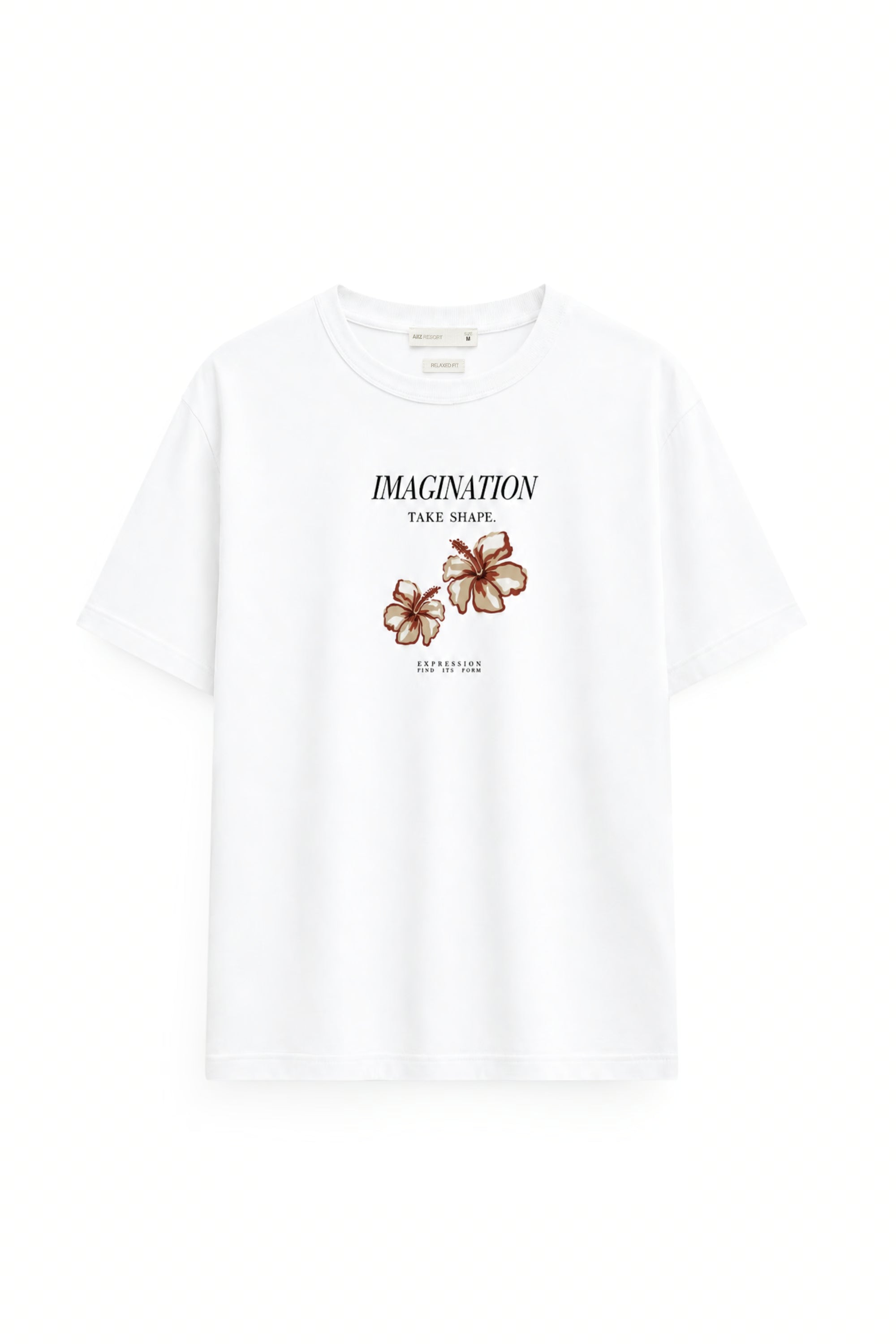 AIIZ Men's Graphic T-Shirt (White / S)