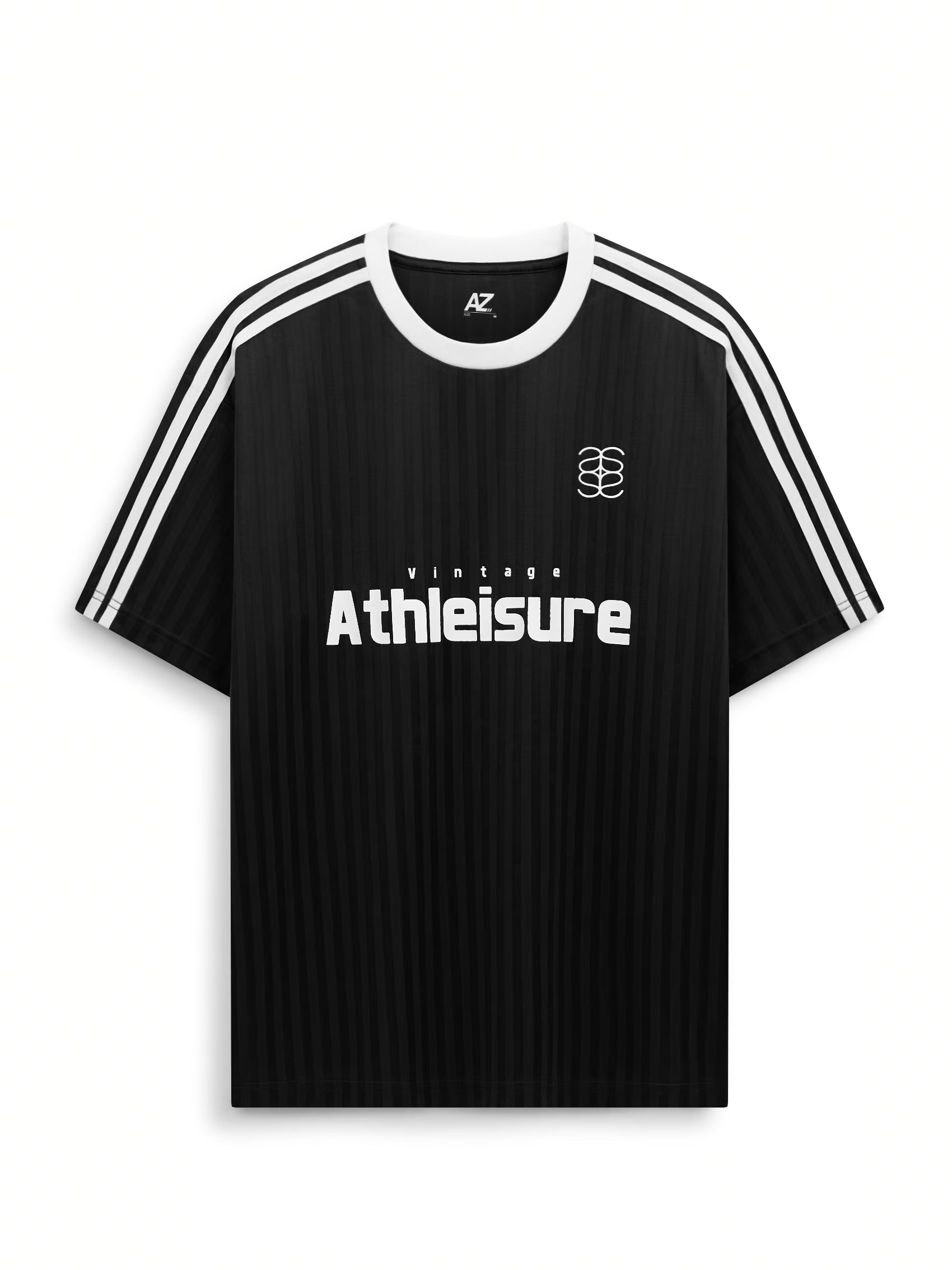 AIIZ Men's Pinstripe Tee
