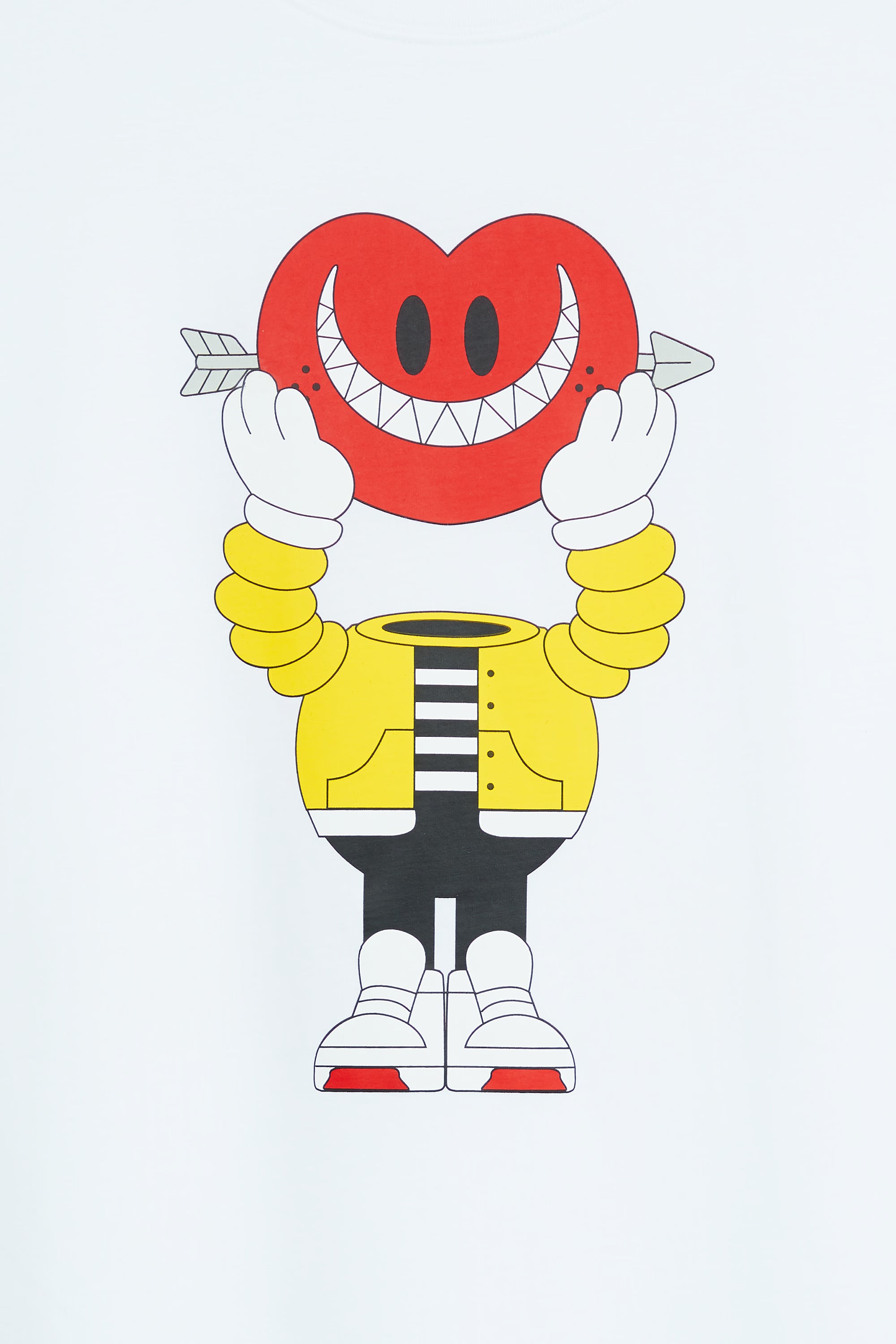 AIIZ Big Heart Graphic T-Shirt