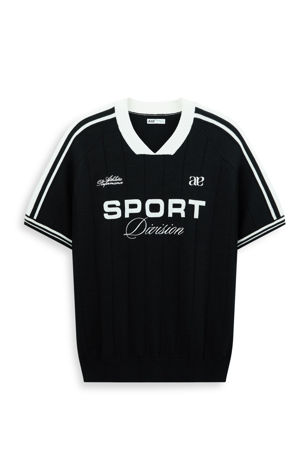 Men's Blokecore Open Collar Knit Tee (Black / S)