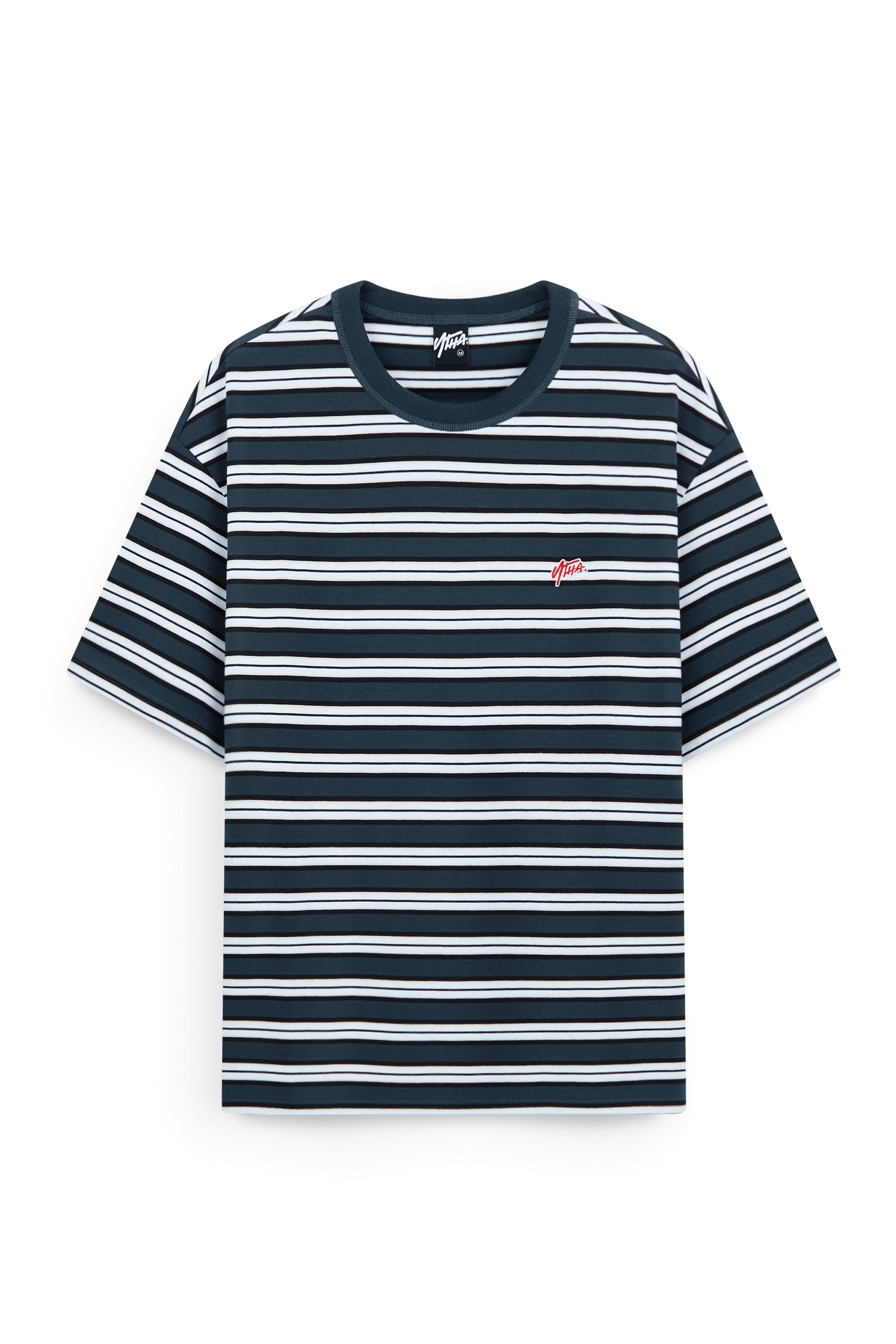 AIIZ Men’s Fishing Society Club Stripe Oversized T-Shirt