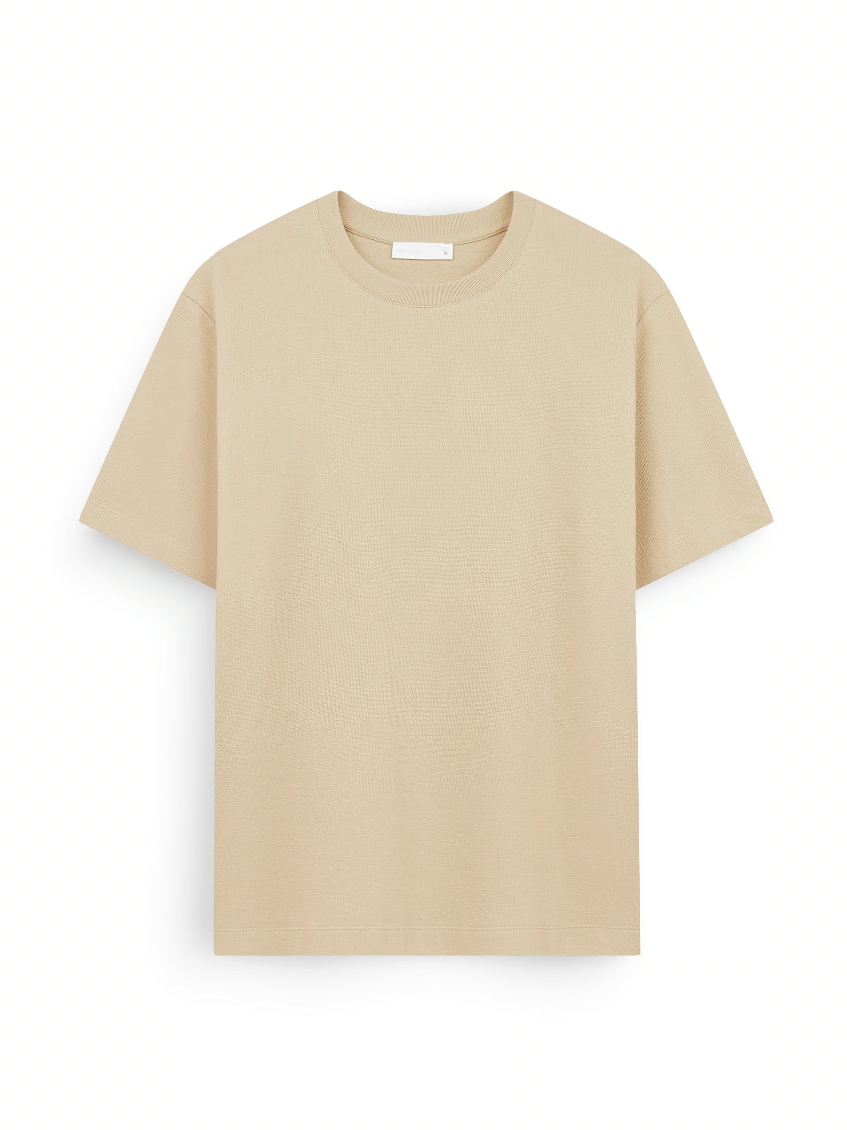 AIIZ Men's Relaxed Crew Neck T-Shirt (Khaki / S)