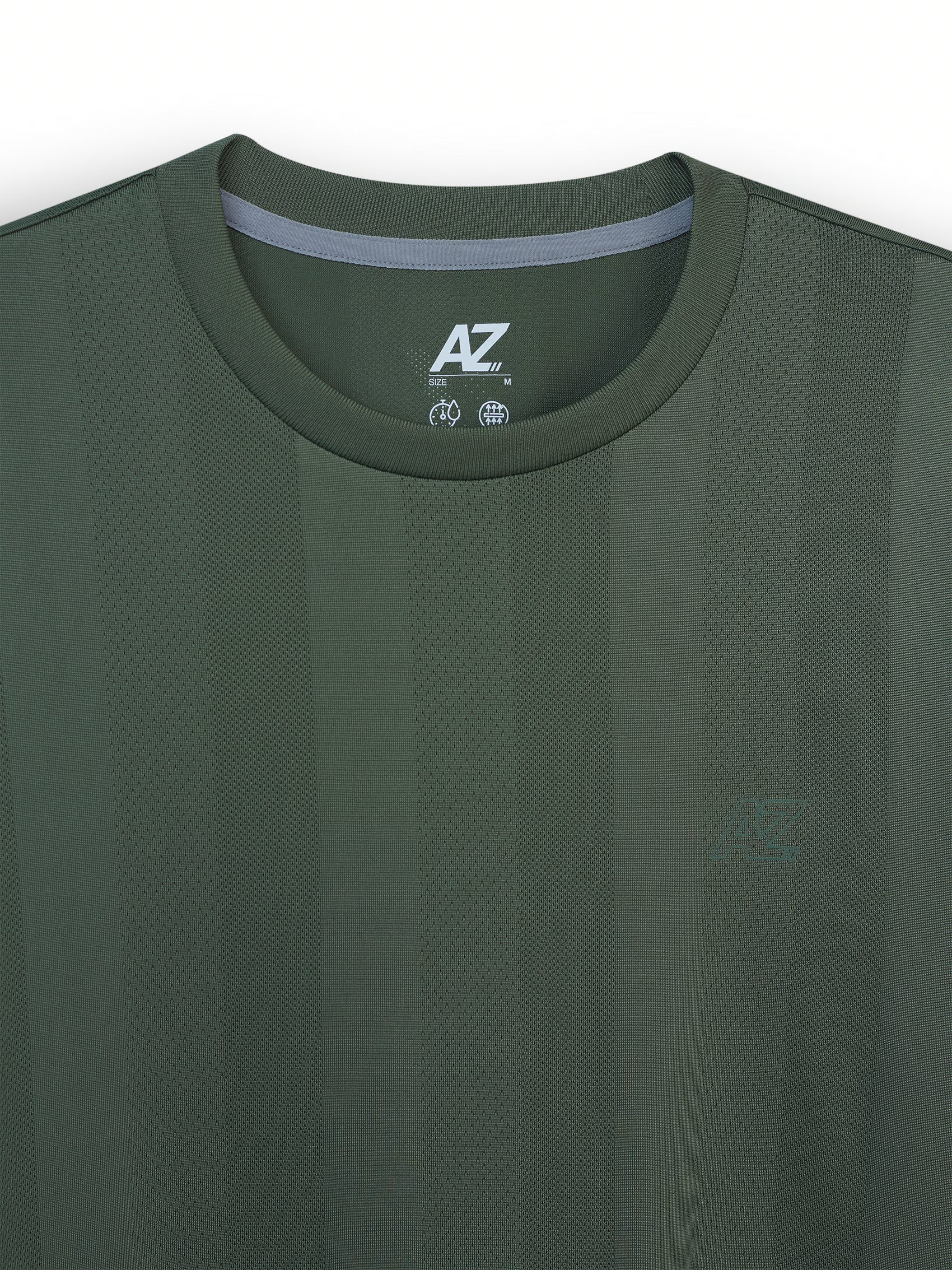 AIIZ Men's Super Soft Quick Dry Texture Active T-Shirts