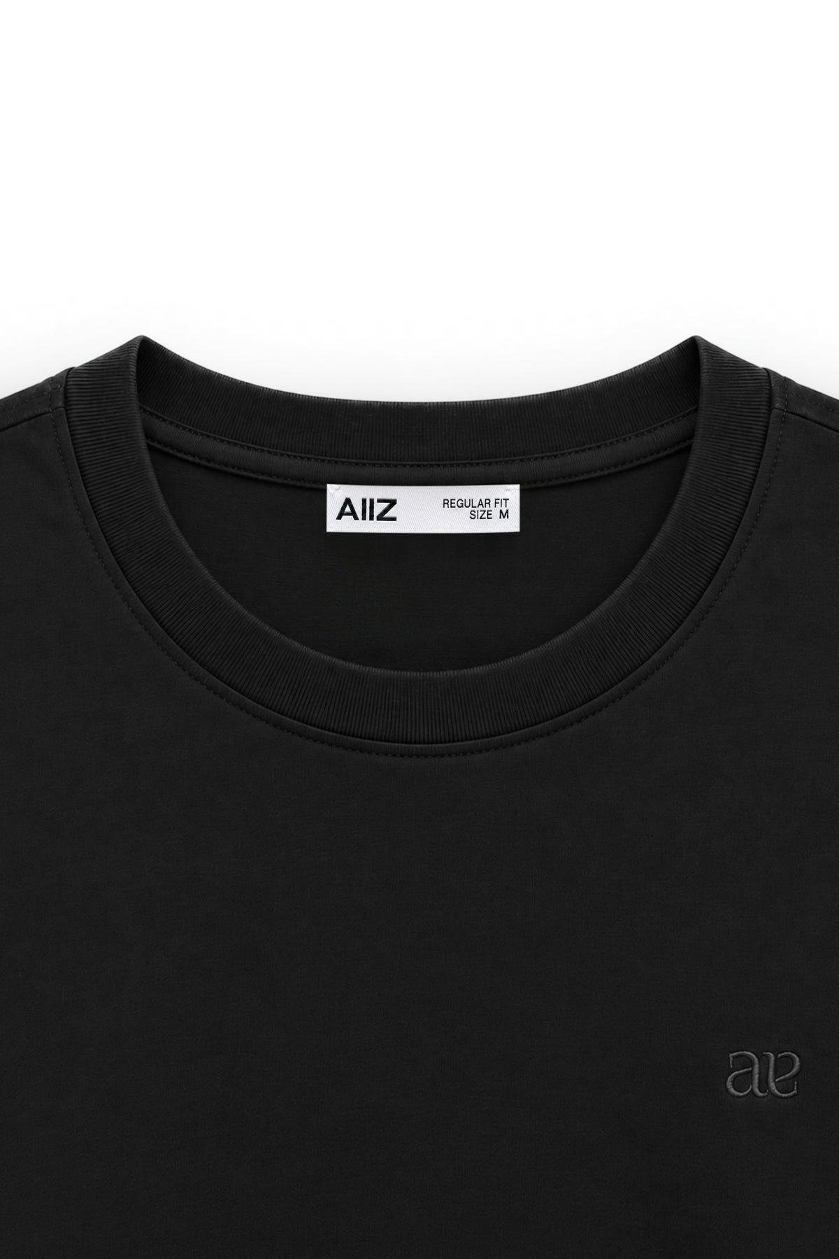 AIIZ Men’s Embroidery Logo T-Shirt Regular Fit