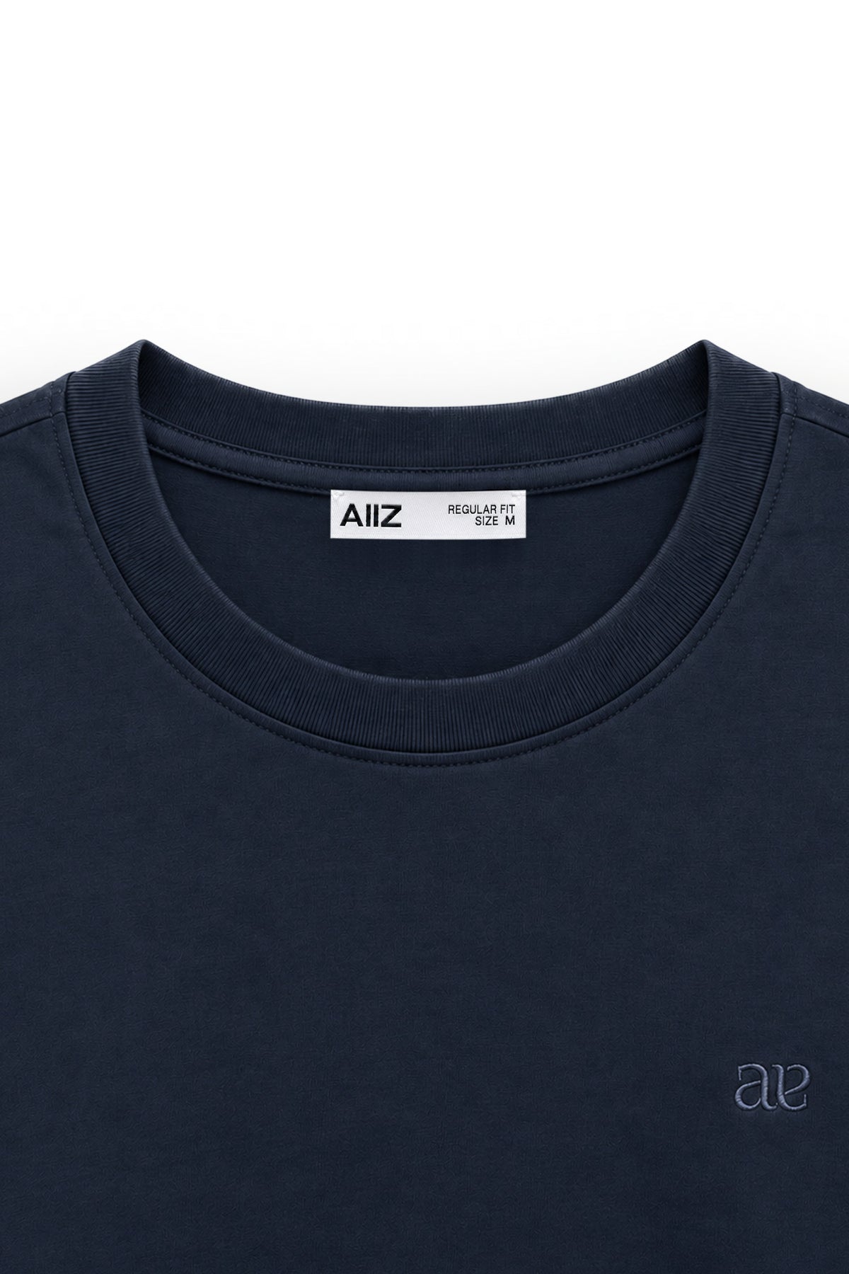 AIIZ Men’s Embroidery Logo T-Shirt Regular Fit