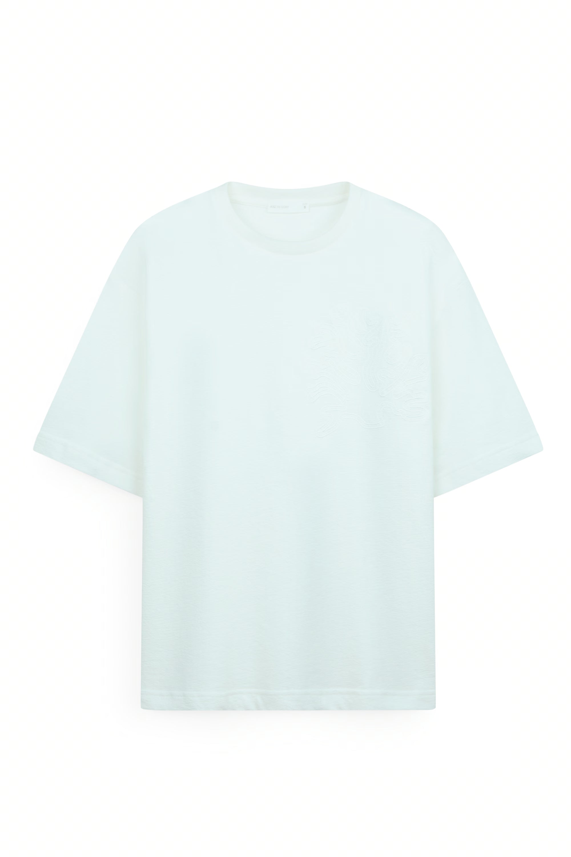 AIIZ Men's Embroidered Short Sleeve T-Shirt