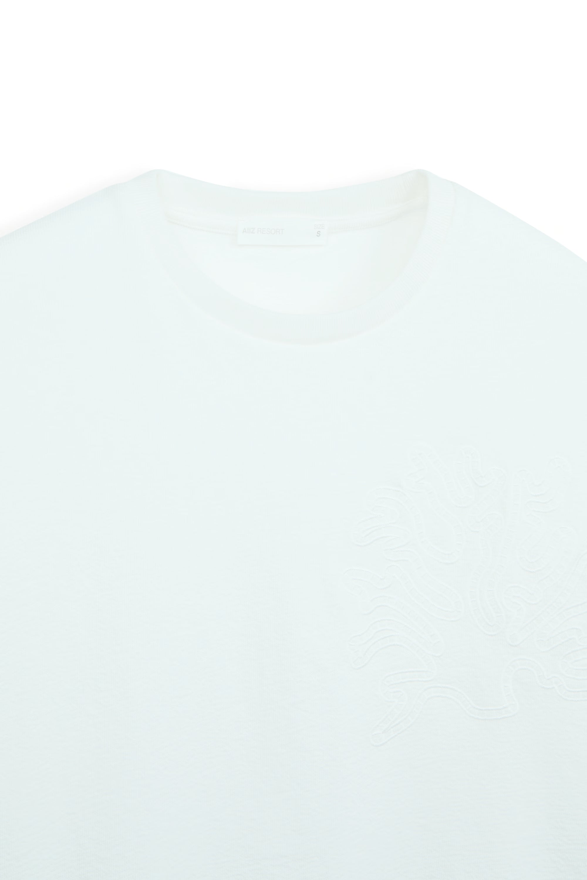 AIIZ Men's Embroidered Short Sleeve T-Shirt