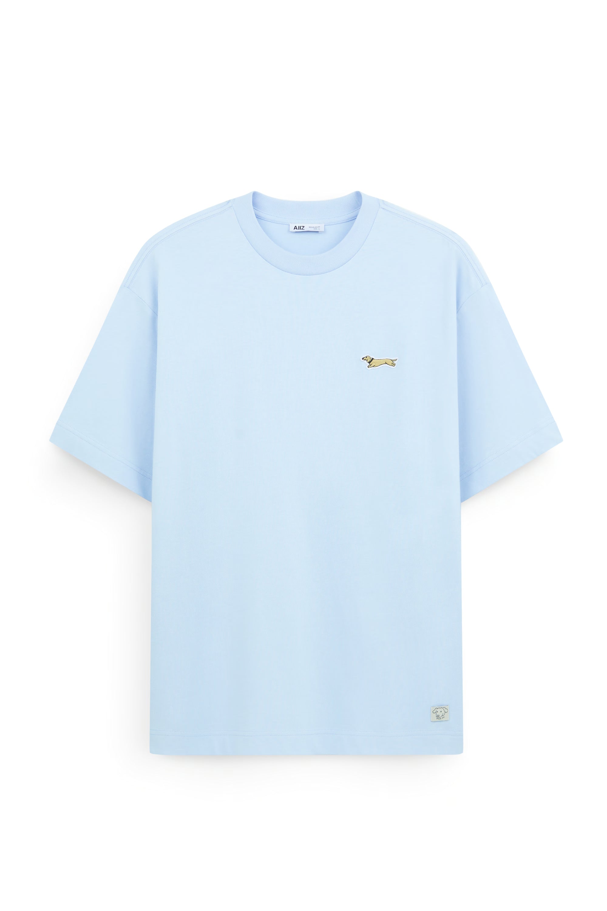 AIIZ Men's Graphic T-Shirt (Light Blue / S)