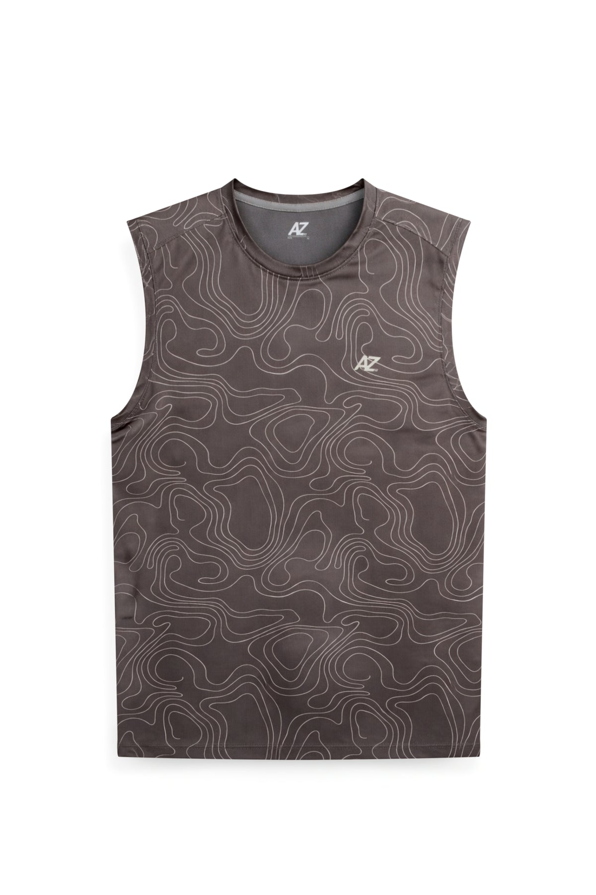 AIIZ Men's Quick Dry Active Printed Tank Top