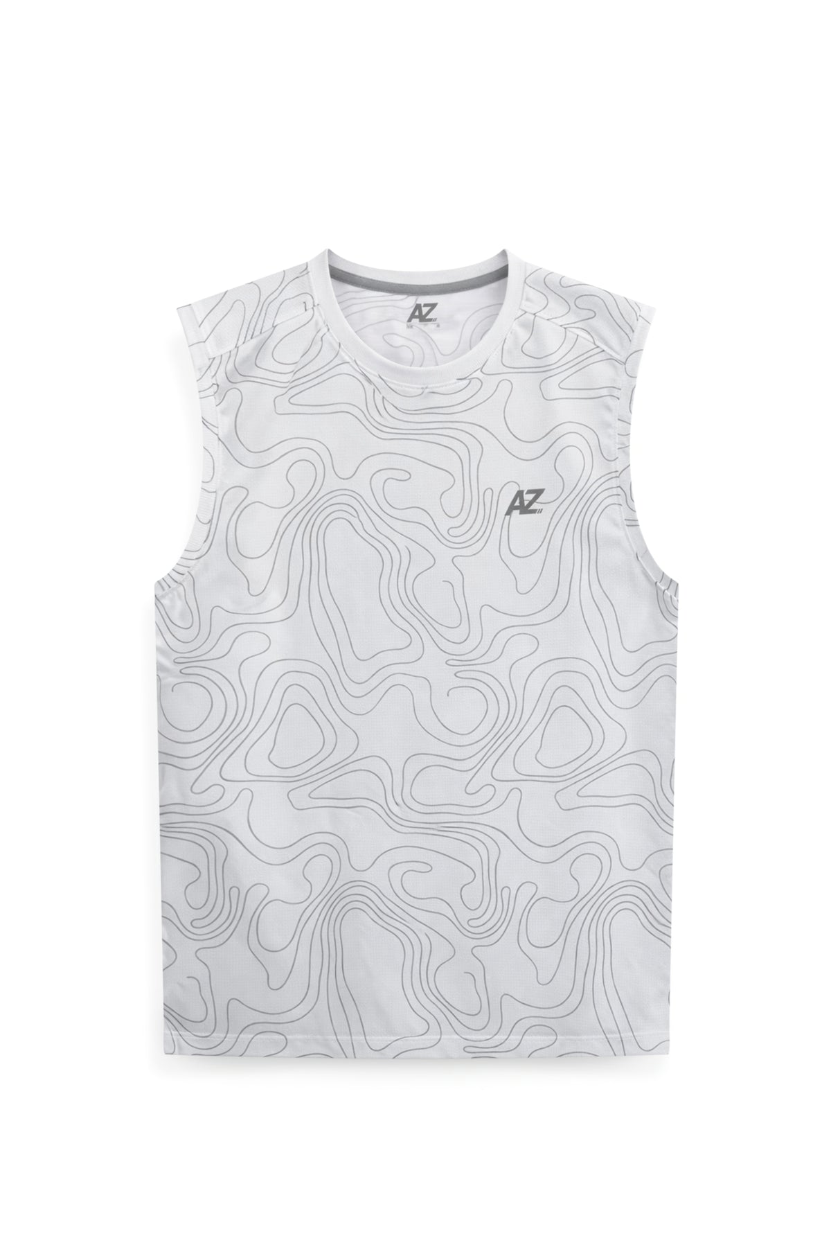 AIIZ Men's Quick Dry Active Printed Tank Top