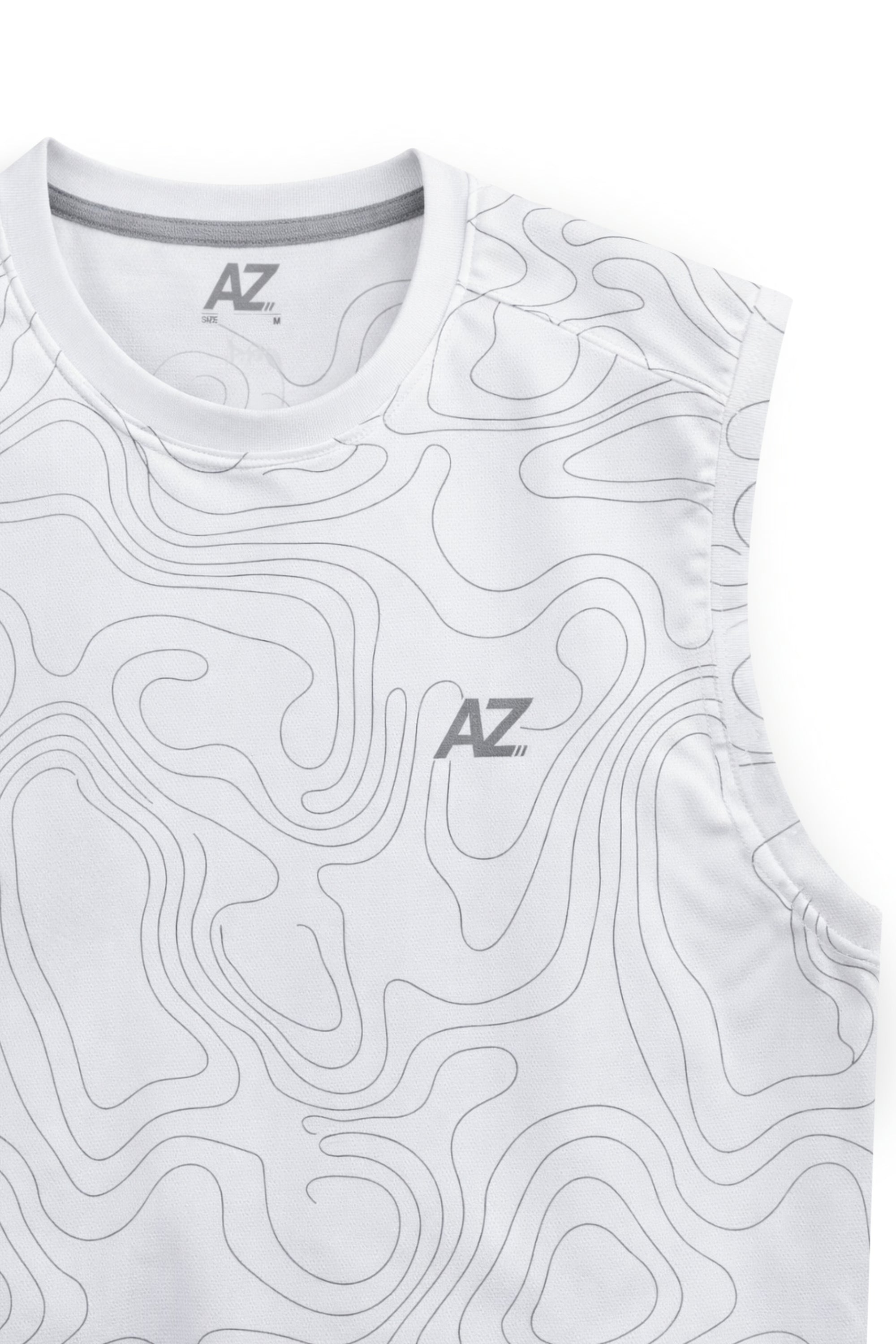 AIIZ Men's Quick Dry Active Printed Tank Top