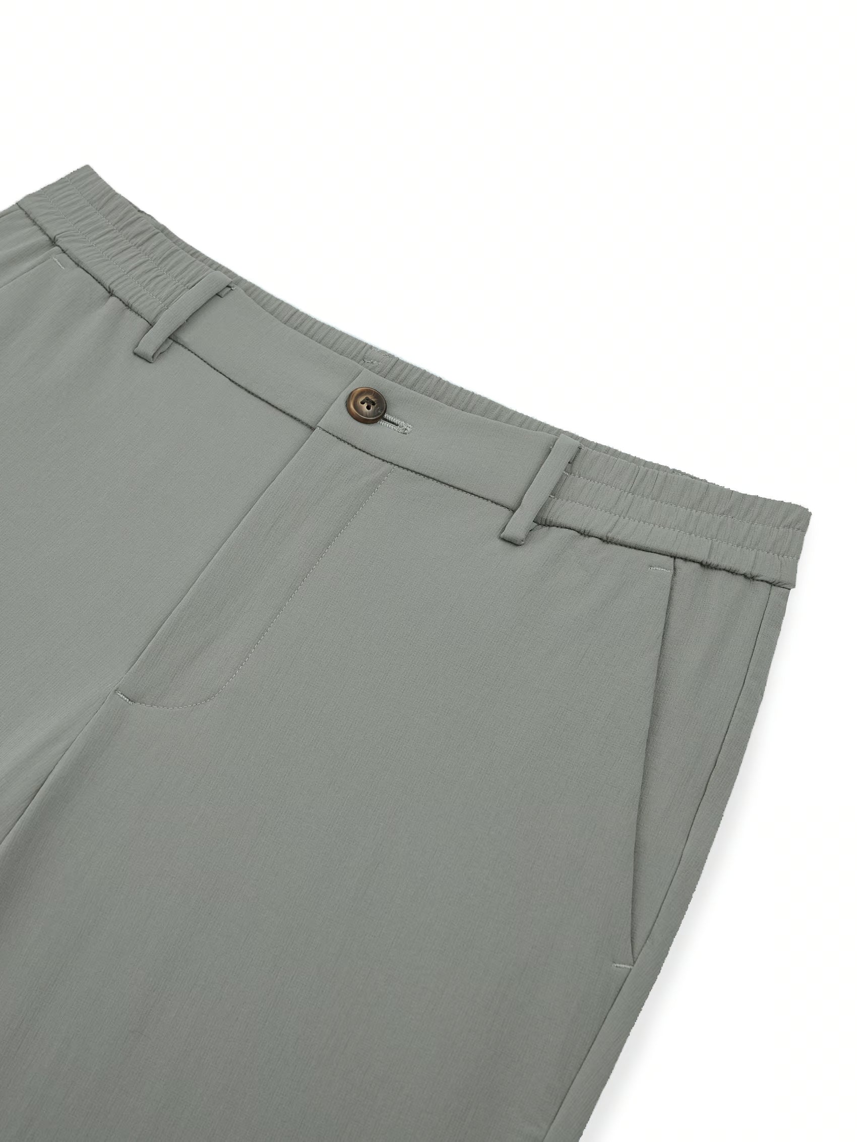 AIIZ Men's Stretch Elastic Waisted Chino Pants