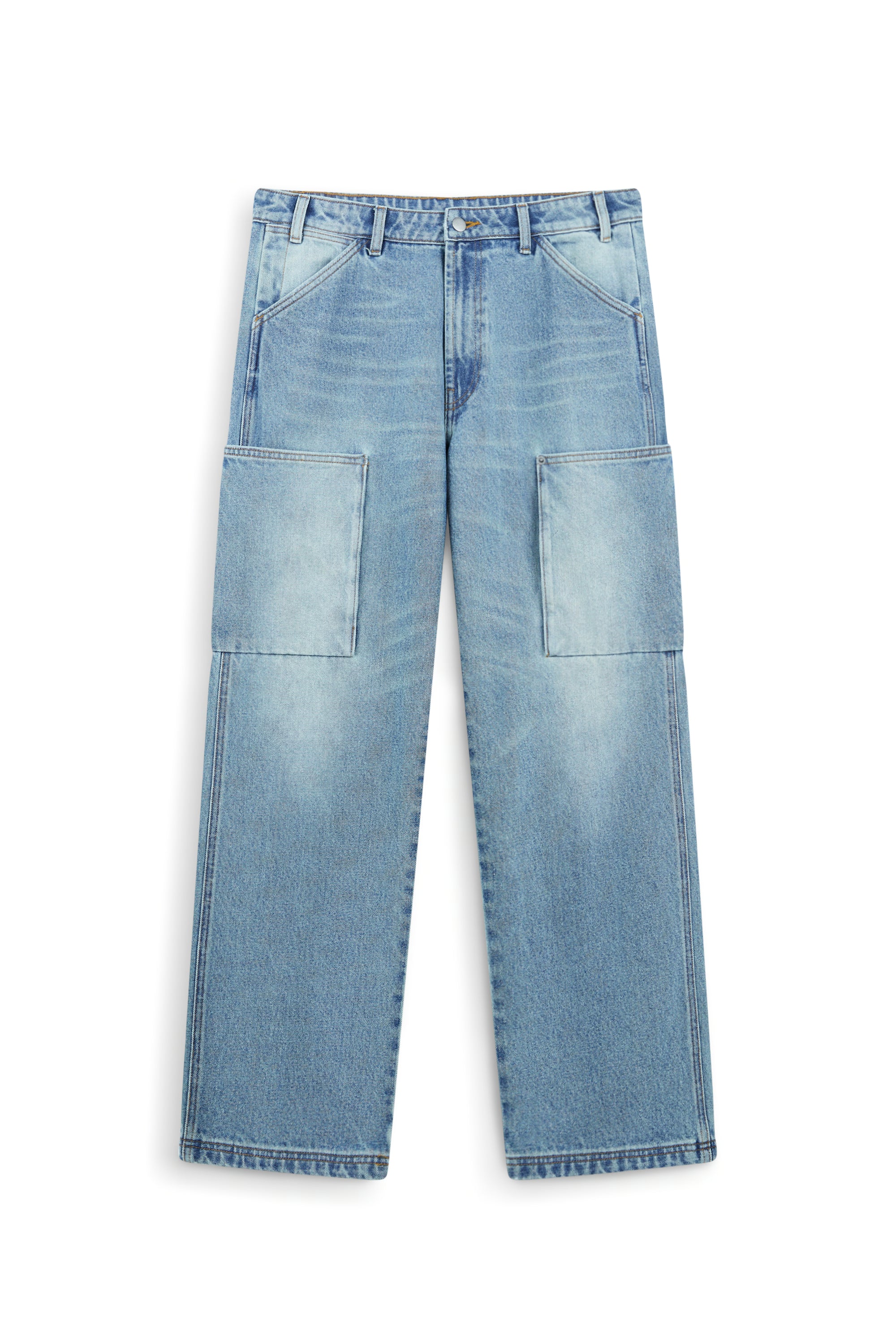 AIIZ Men's Denim Relaxed Fit