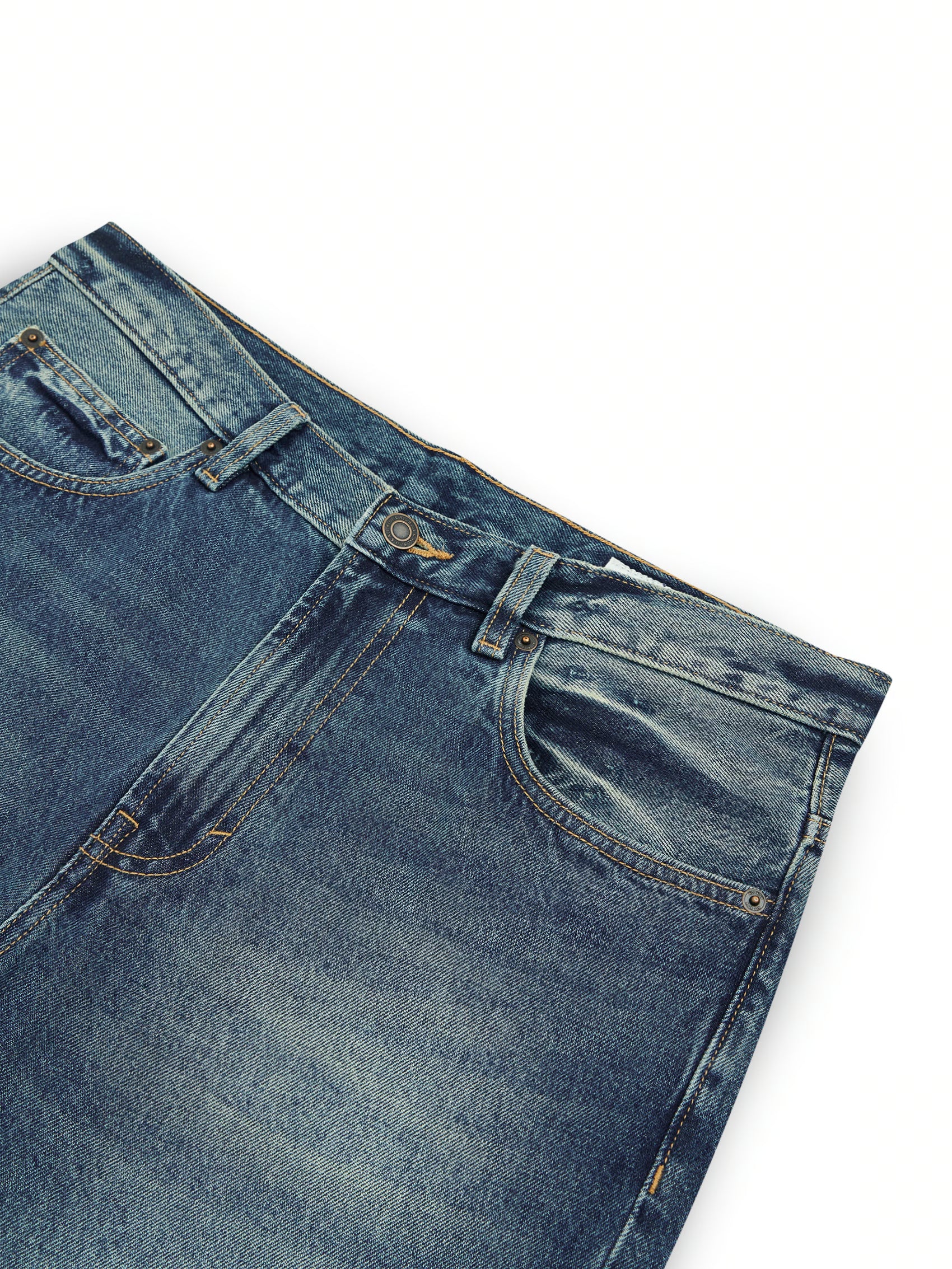 AIIZ Men's Denim Regular Fit