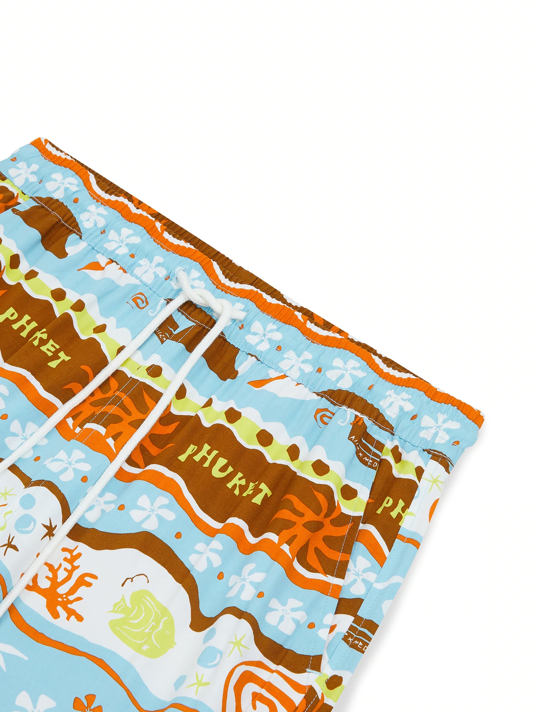 AIIZ Sawasdee Thailand Printed Easy Shorts