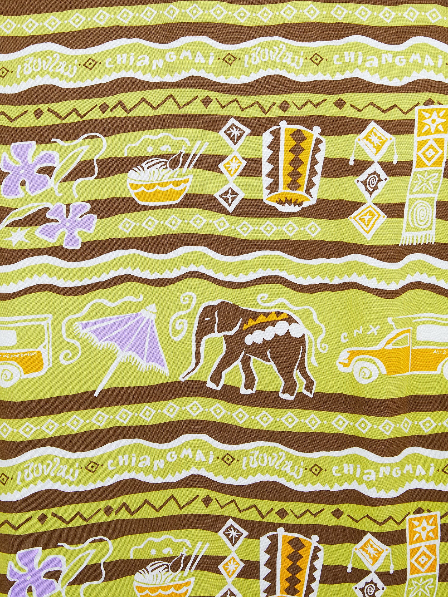 AIIZ Sawasdee Thailand Printed Easy Shorts