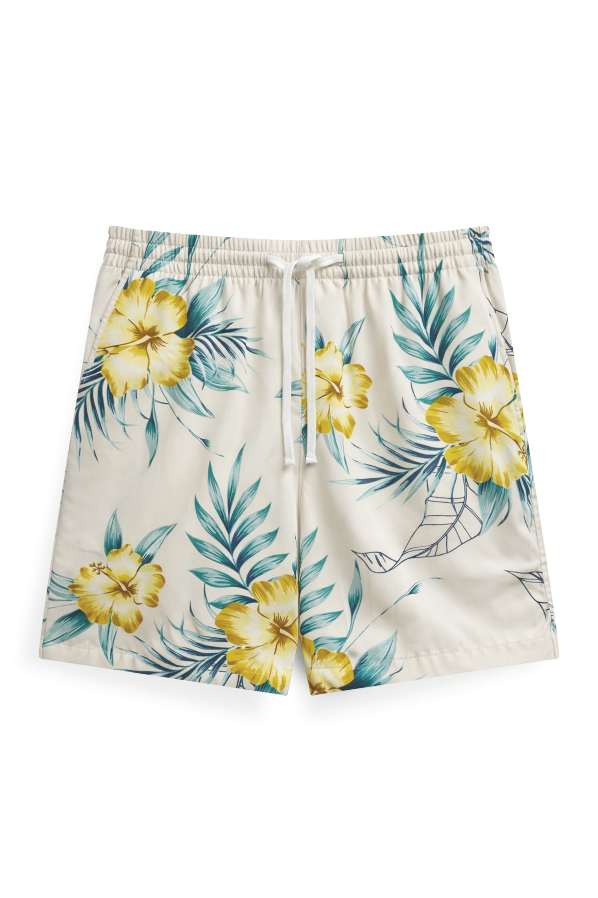 AIIZ Men’s Summer Floral Shorts – 100% Rayon