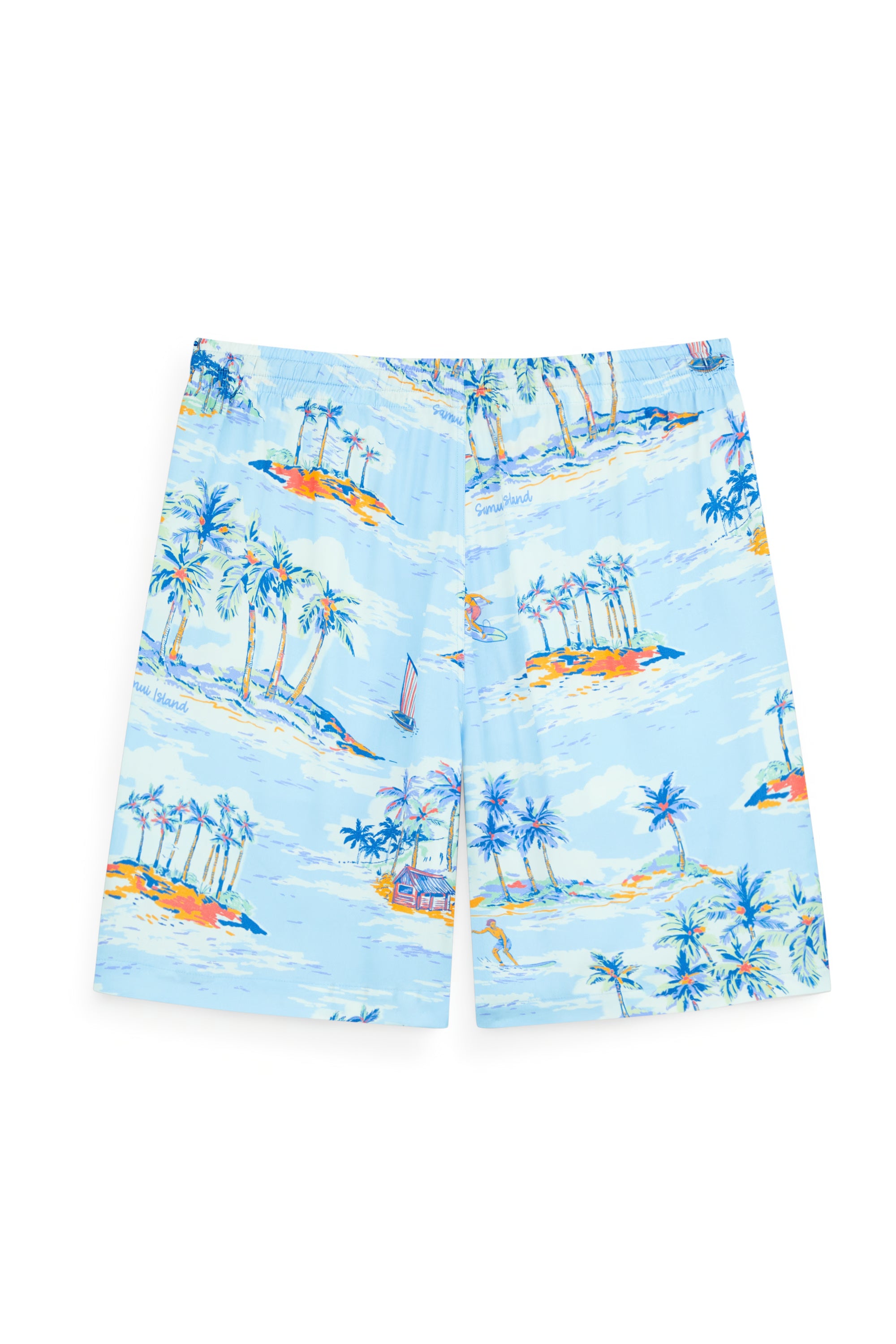 AIIZ Men’s Summer Print Shorts – 100% Rayon
