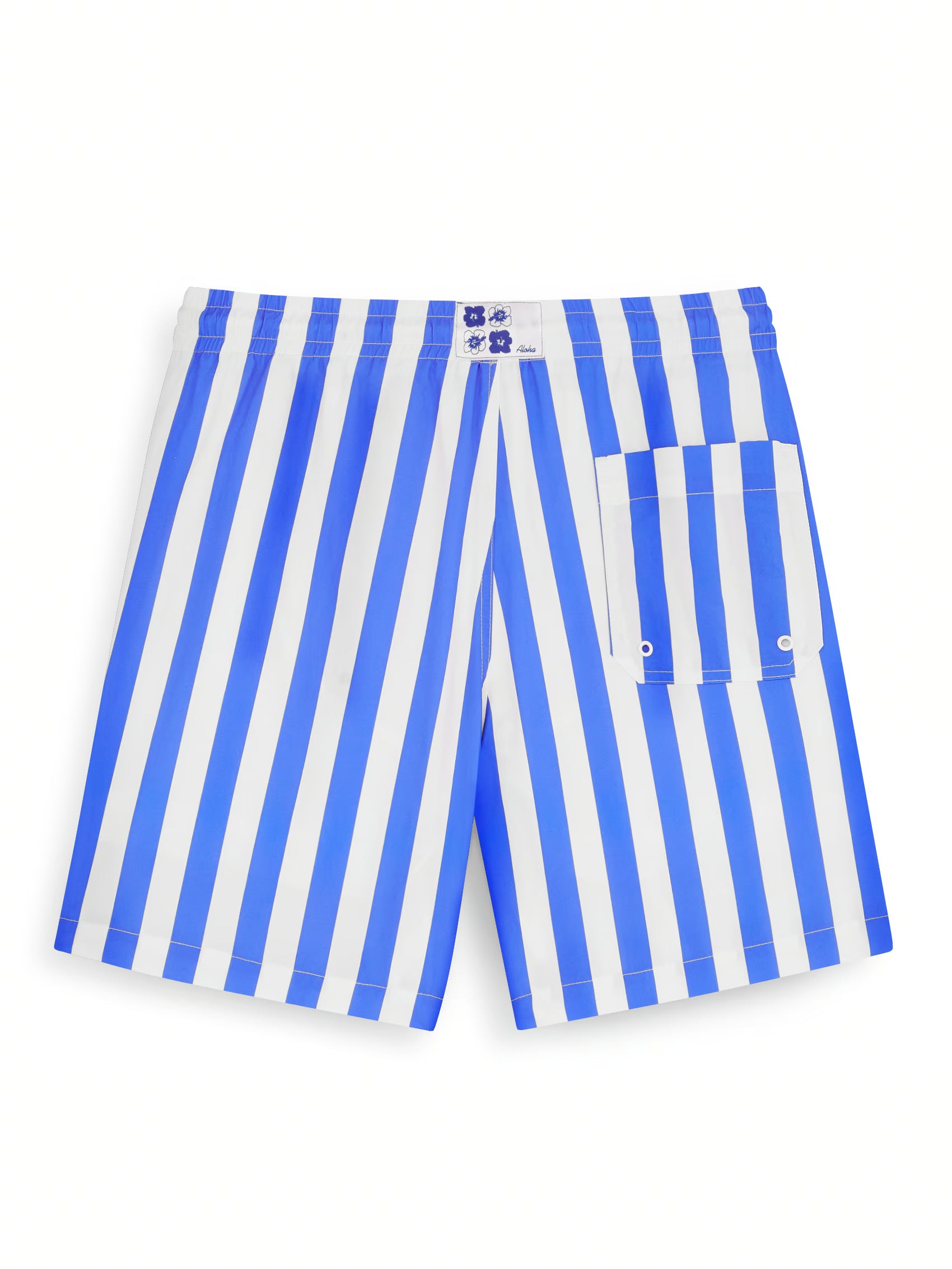 AIIZ Men's Striped Board Shorts
