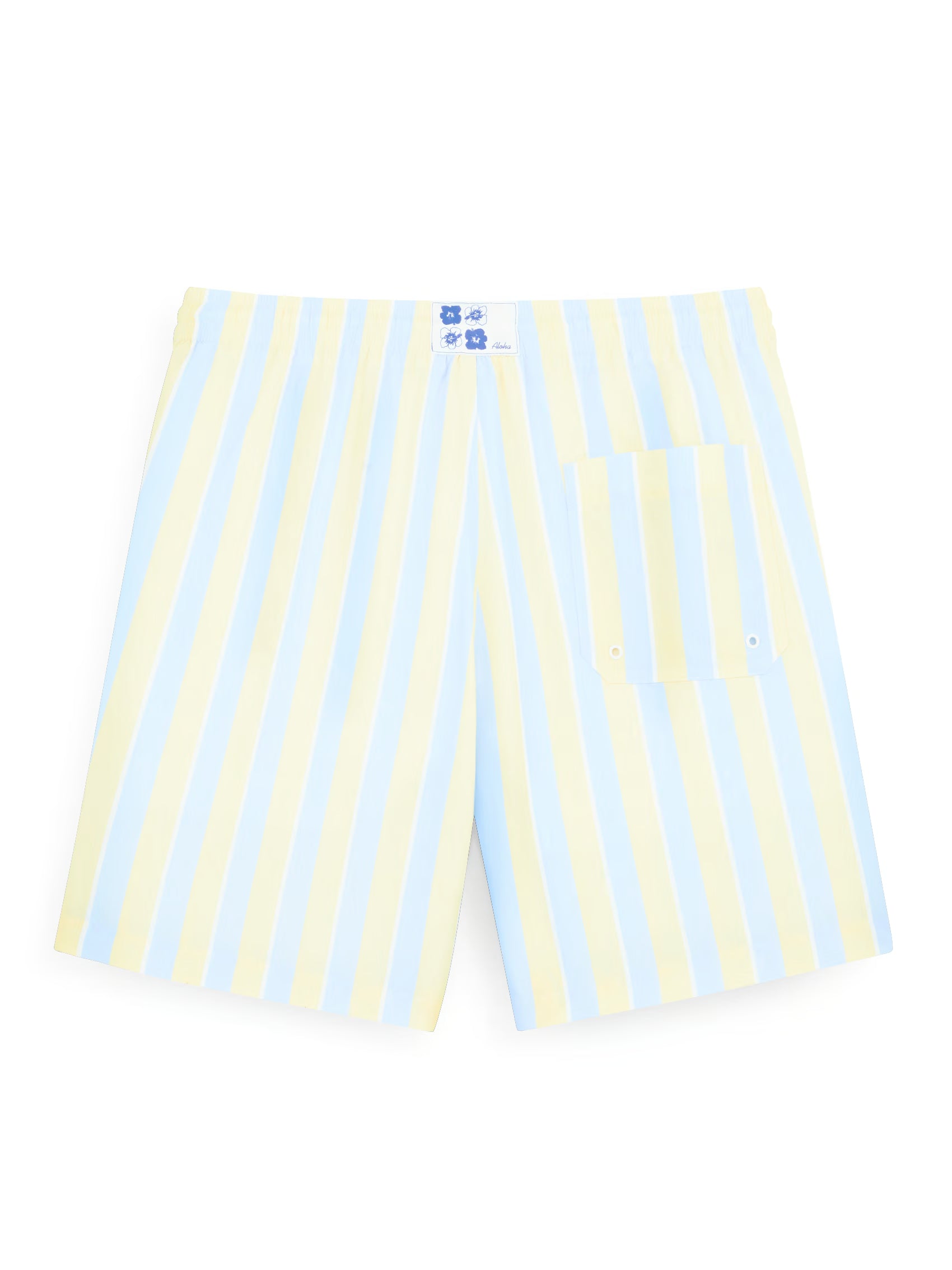 AIIZ Men's Striped Board Shorts