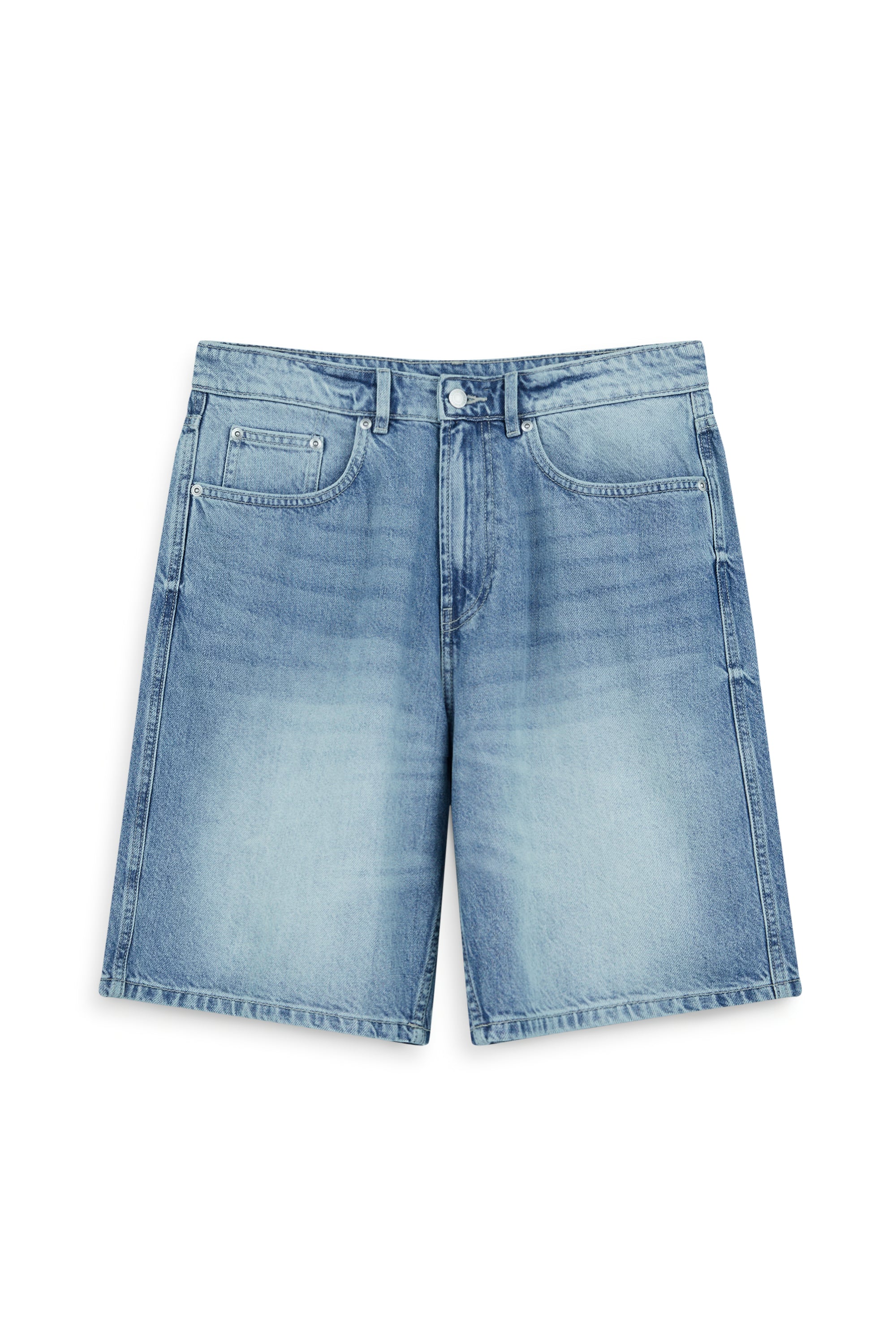 AIIZ Men's Denim Loose Shorts
