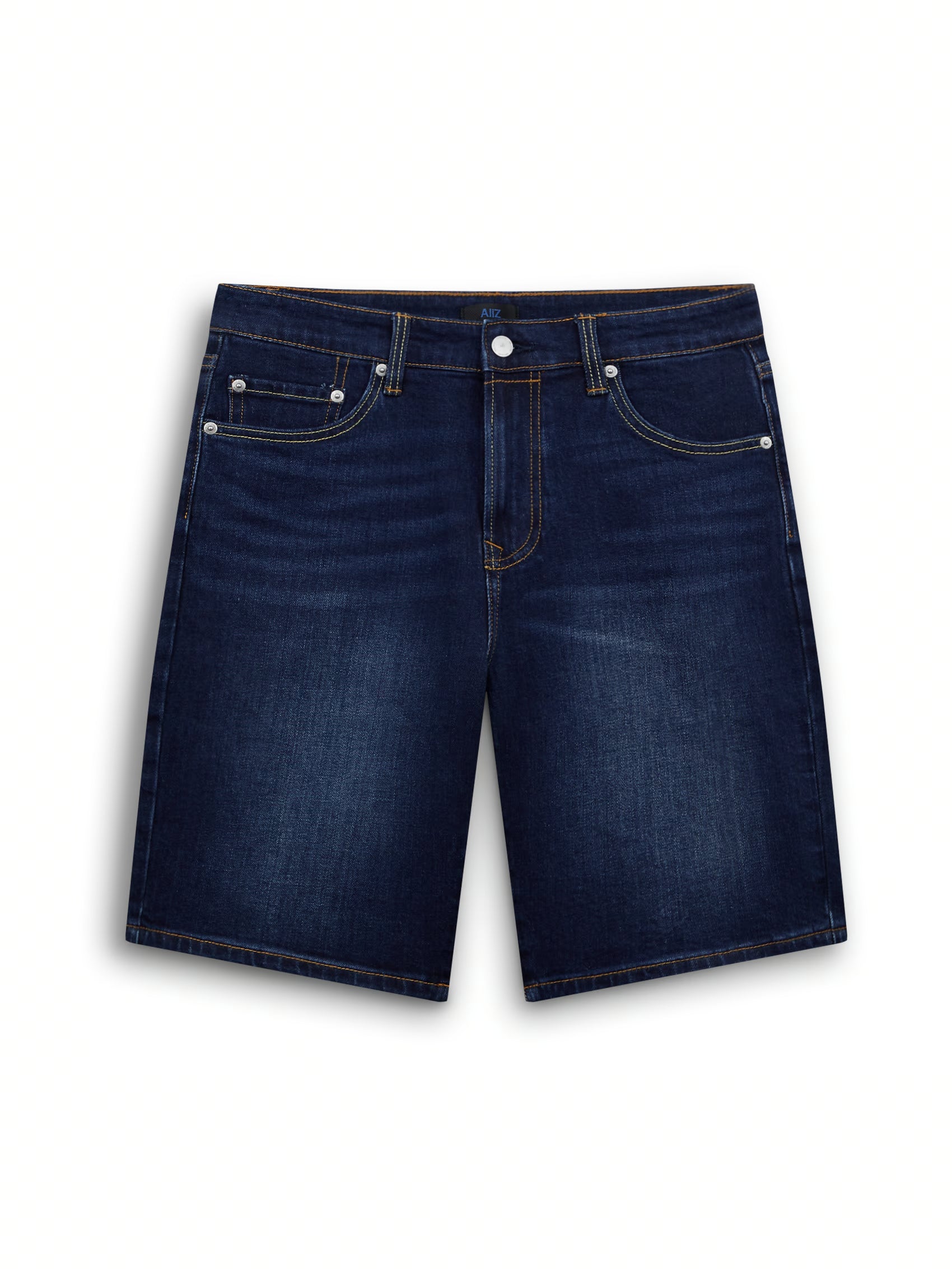 Men's Cotton Stretch Denim Shorts (Navy / 30)