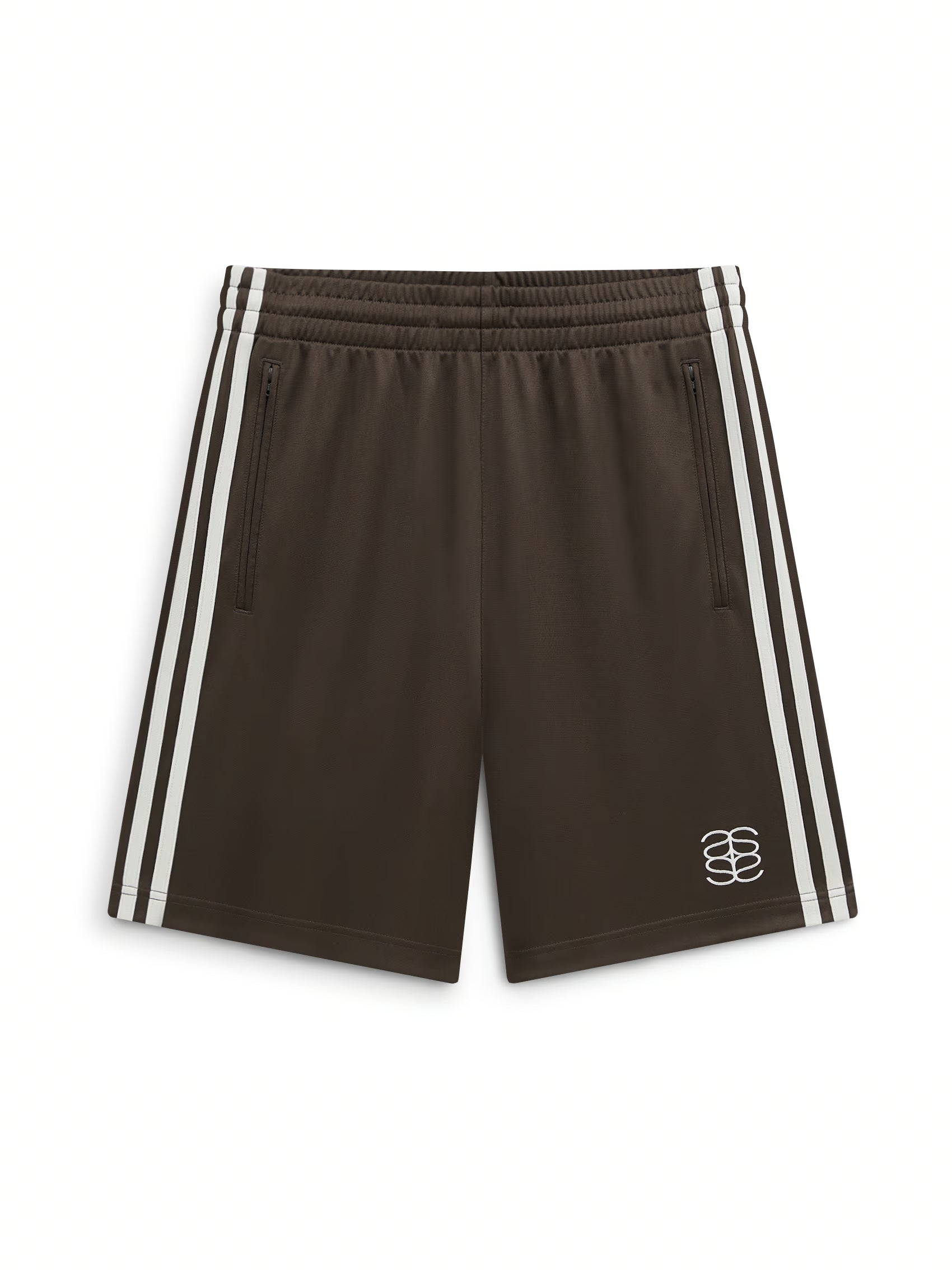 AIIZ Men's Active Track Shorts (Dark Brown / S)