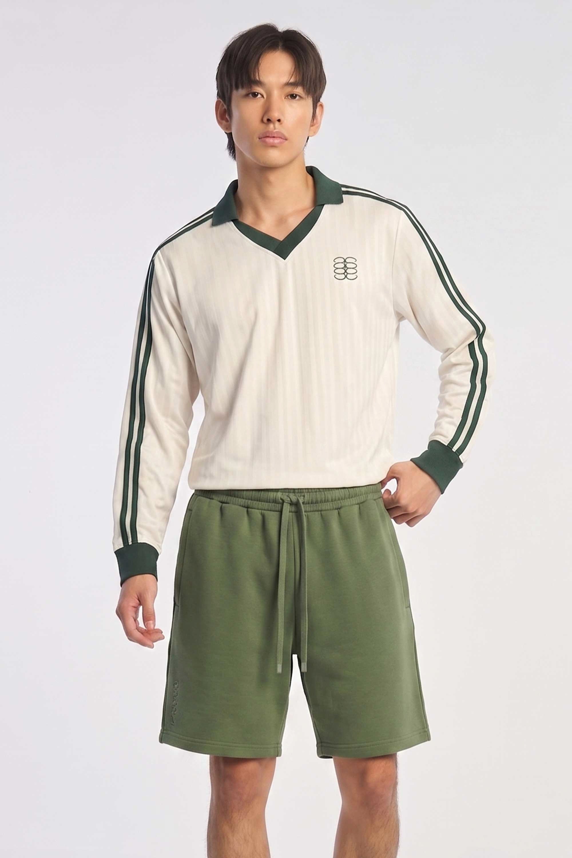 AIIZ Men’s Double-knit Shorts (Olive / S)