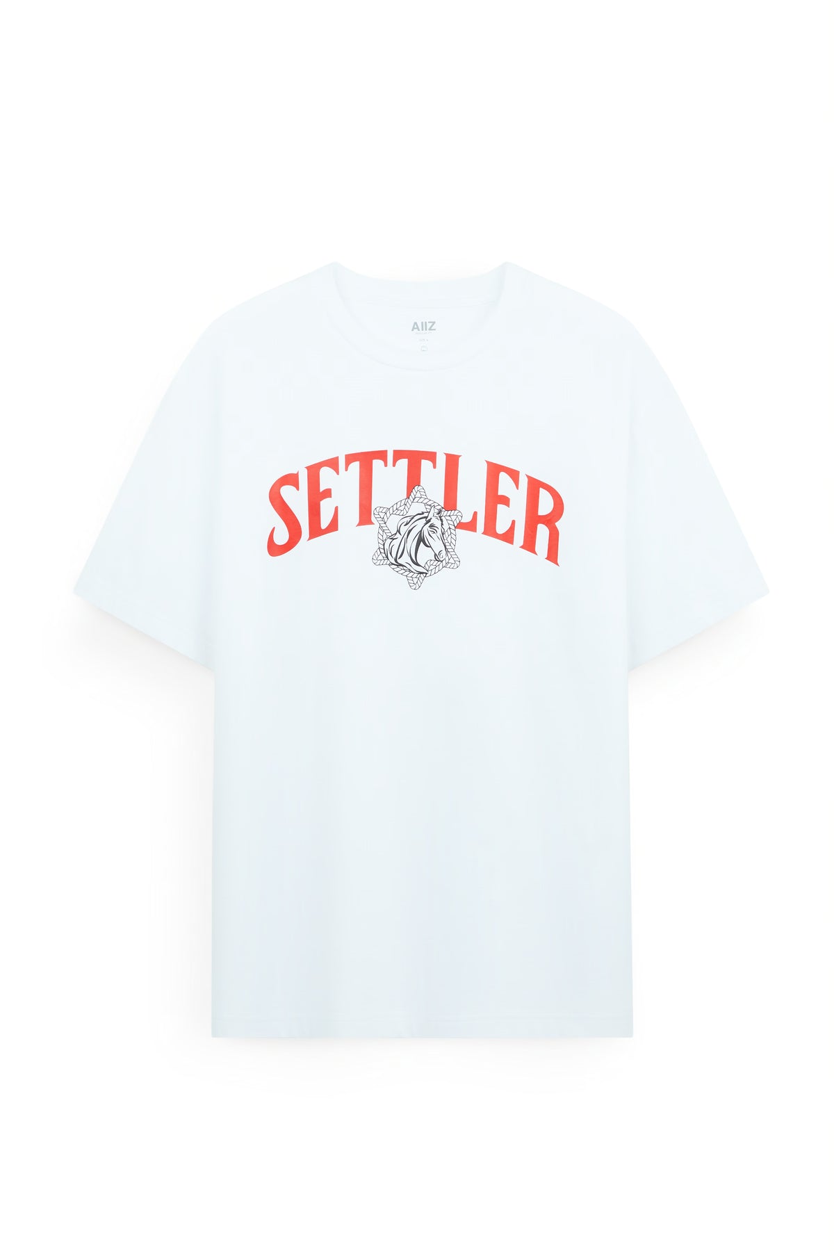 AIIZ Men's Graphic T-Shirt (White / S)