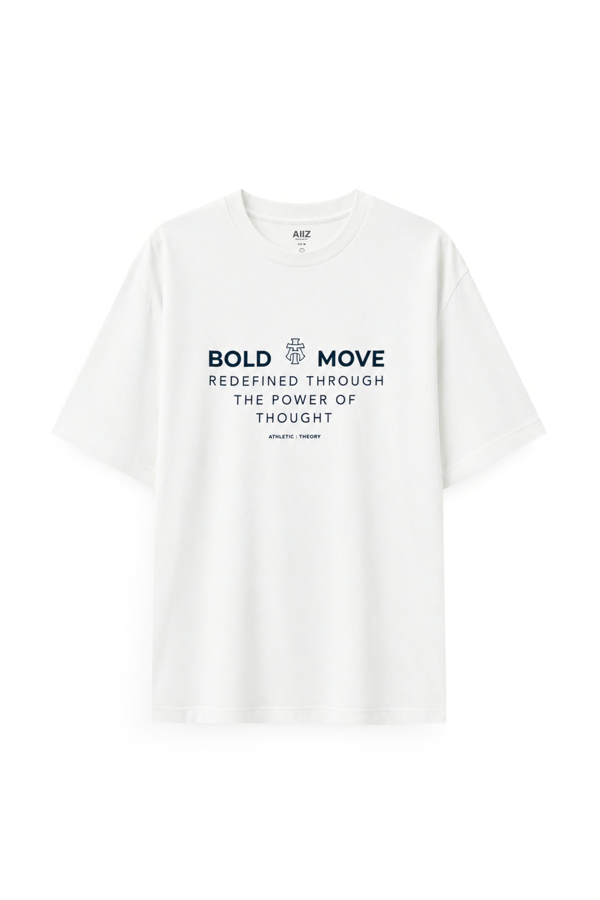 AIIZ Men's Graphic T-Shirt (White / S)