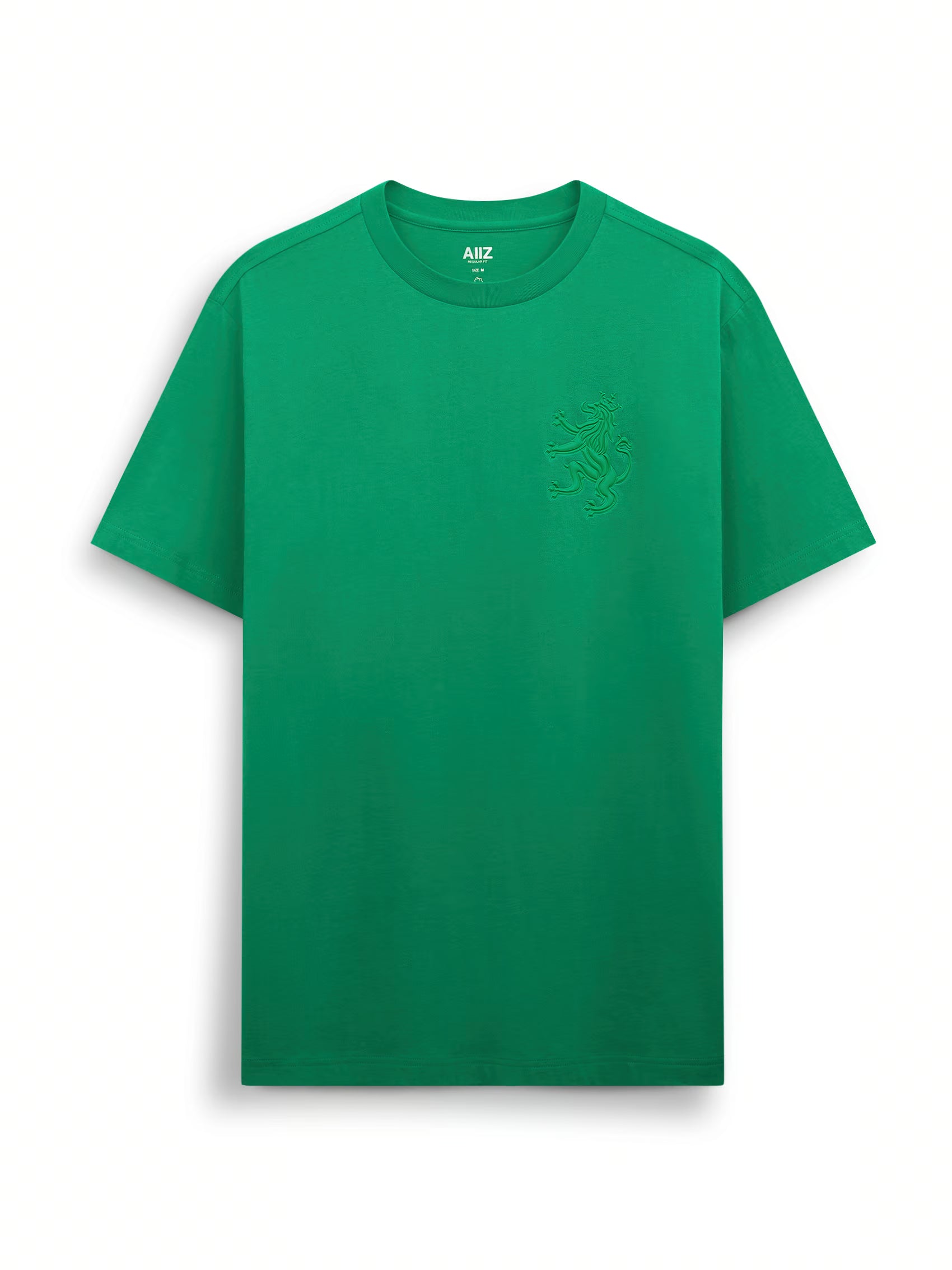 AIIZ Men's Big Lion T-Shirt (Green / S)