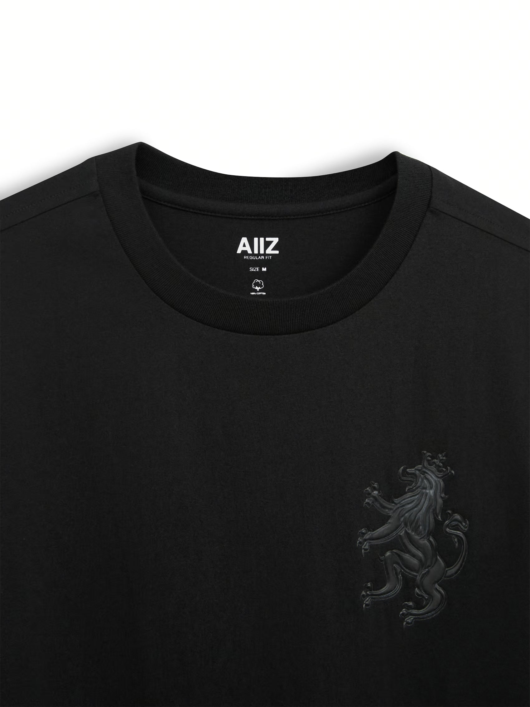AIIZ Men's Big Lion T-Shirt