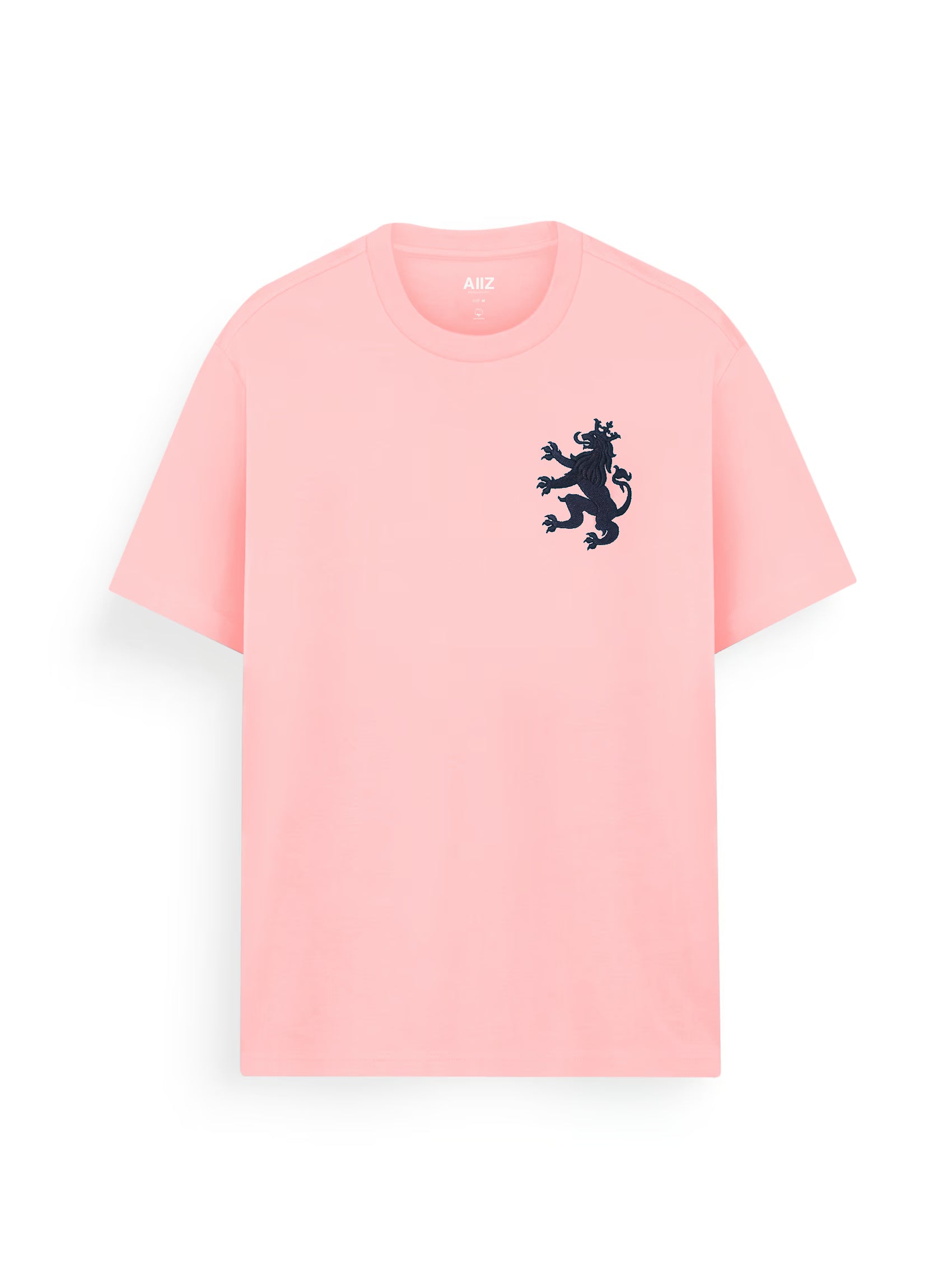 AIIZ Men's Big Lion T-Shirt (Light Pink / S)