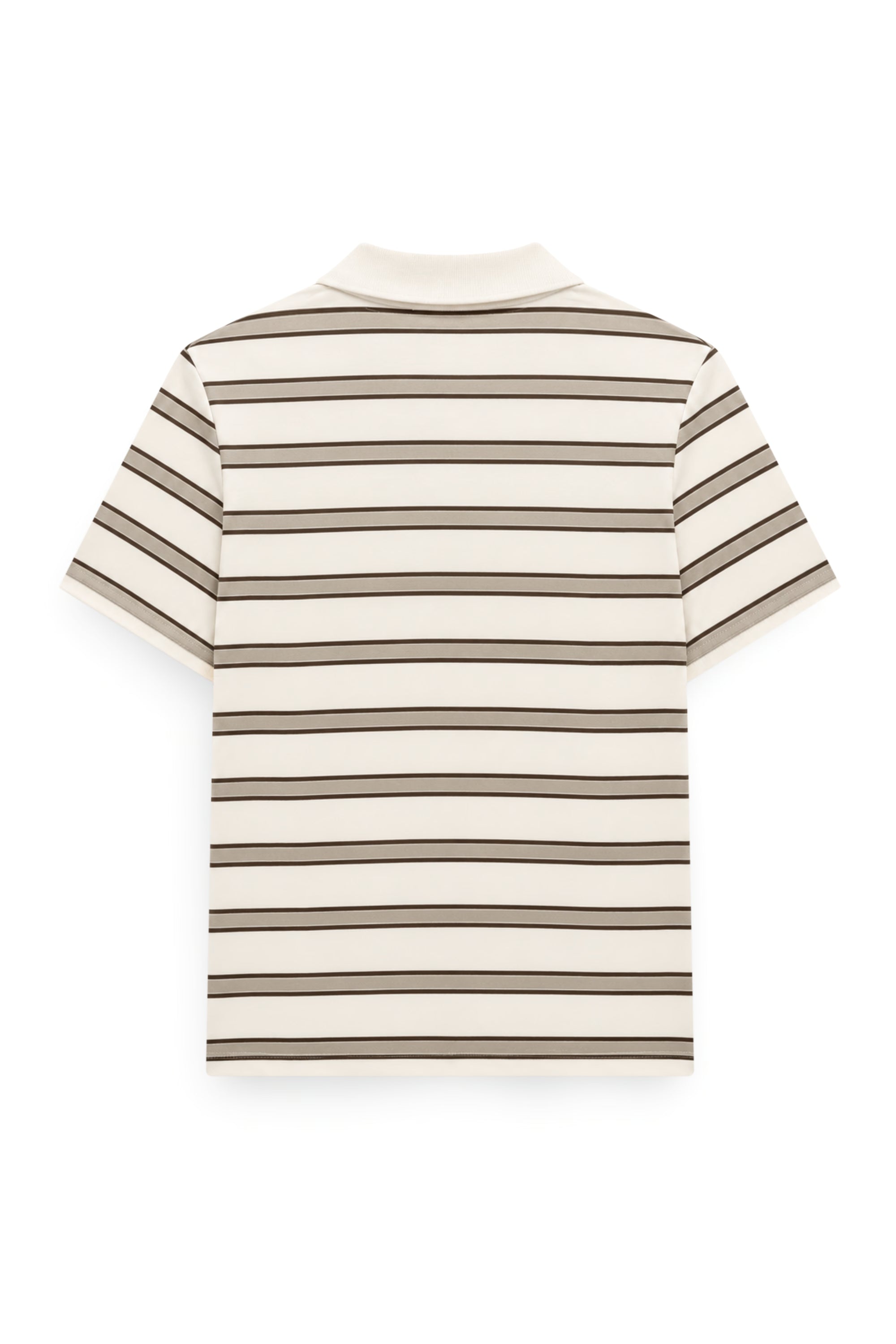 AIIZ Women's New Polo Striped Regular Fit 100% Cotton