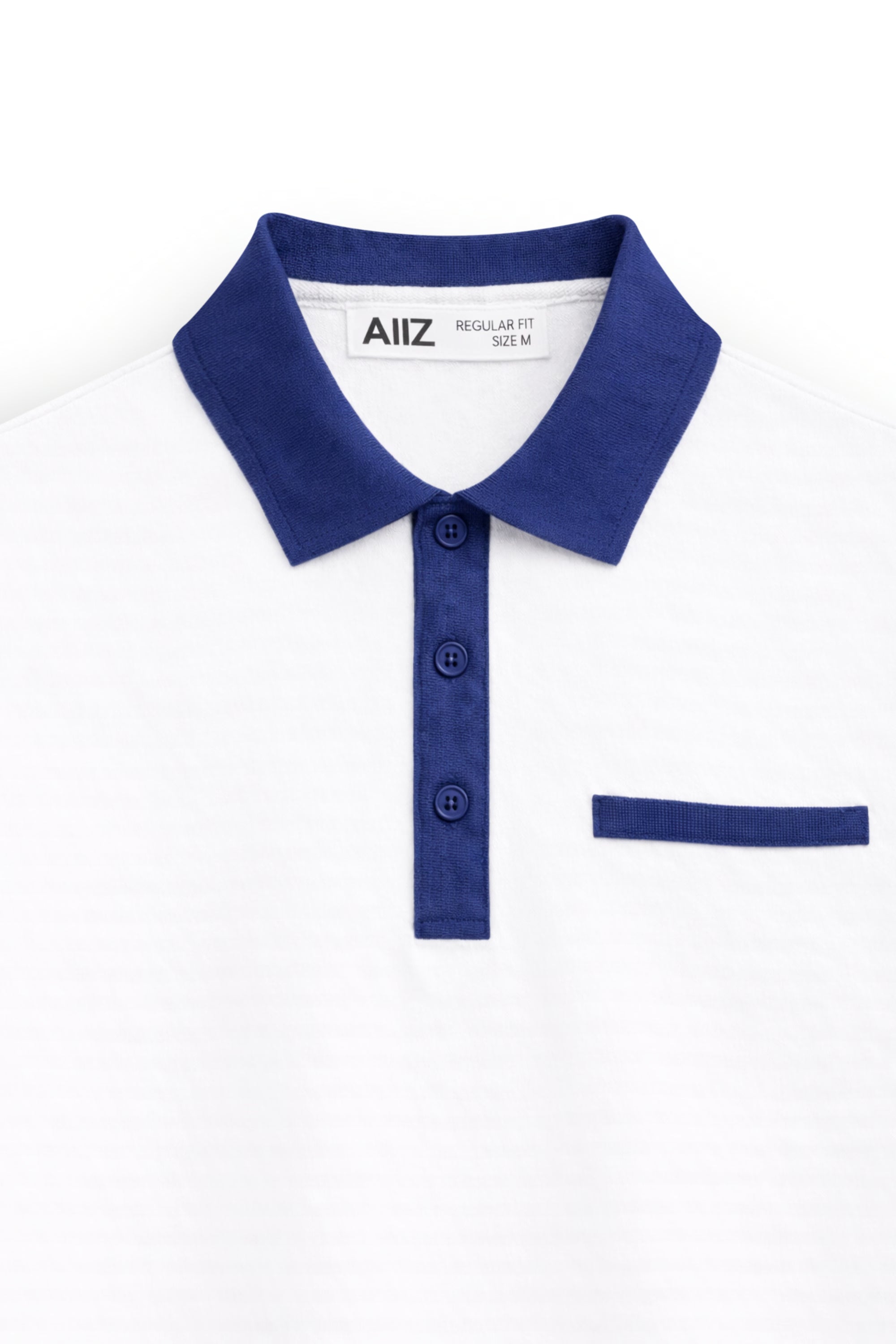 AIIZ Women’s Contrast Collar Polo Shirt